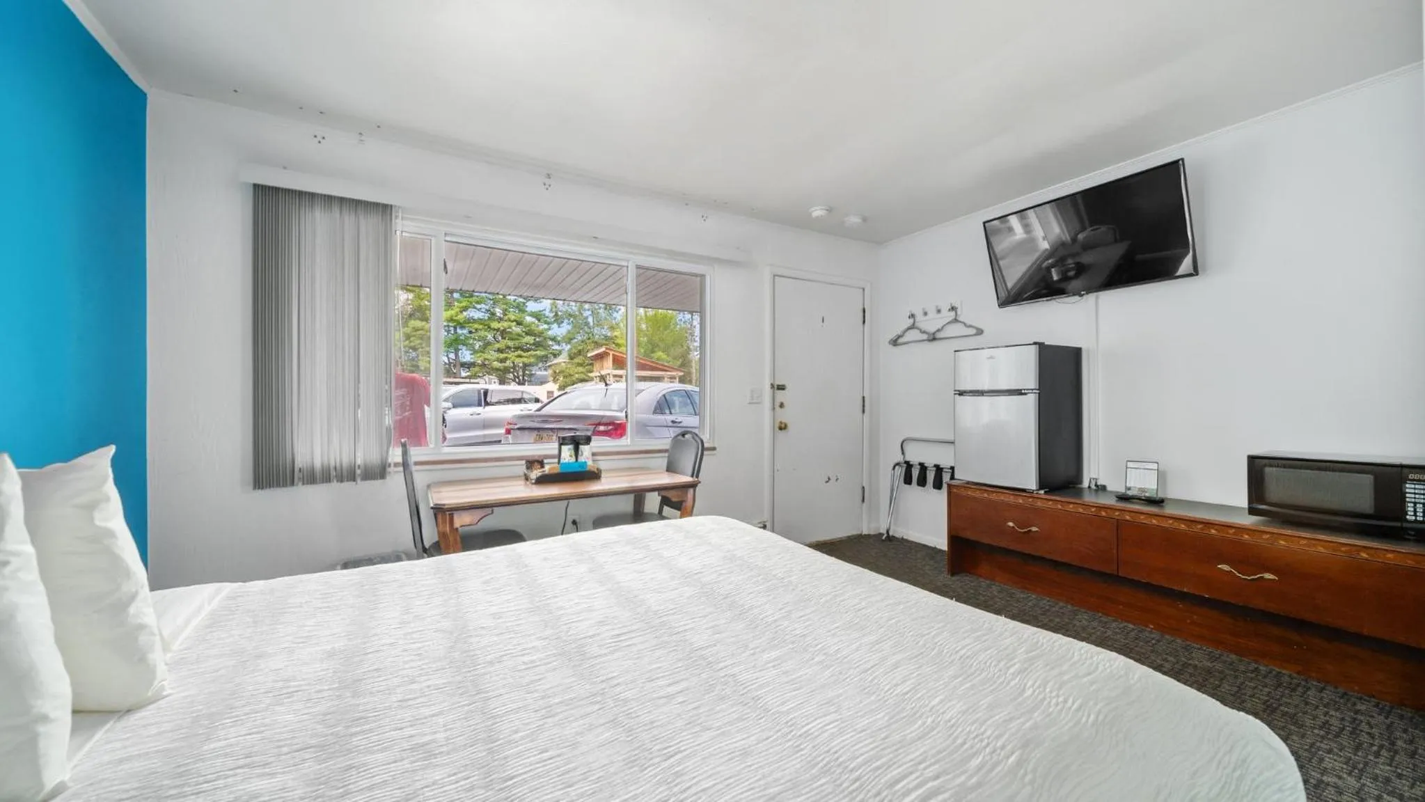 Bed in Grand Traverse Motel