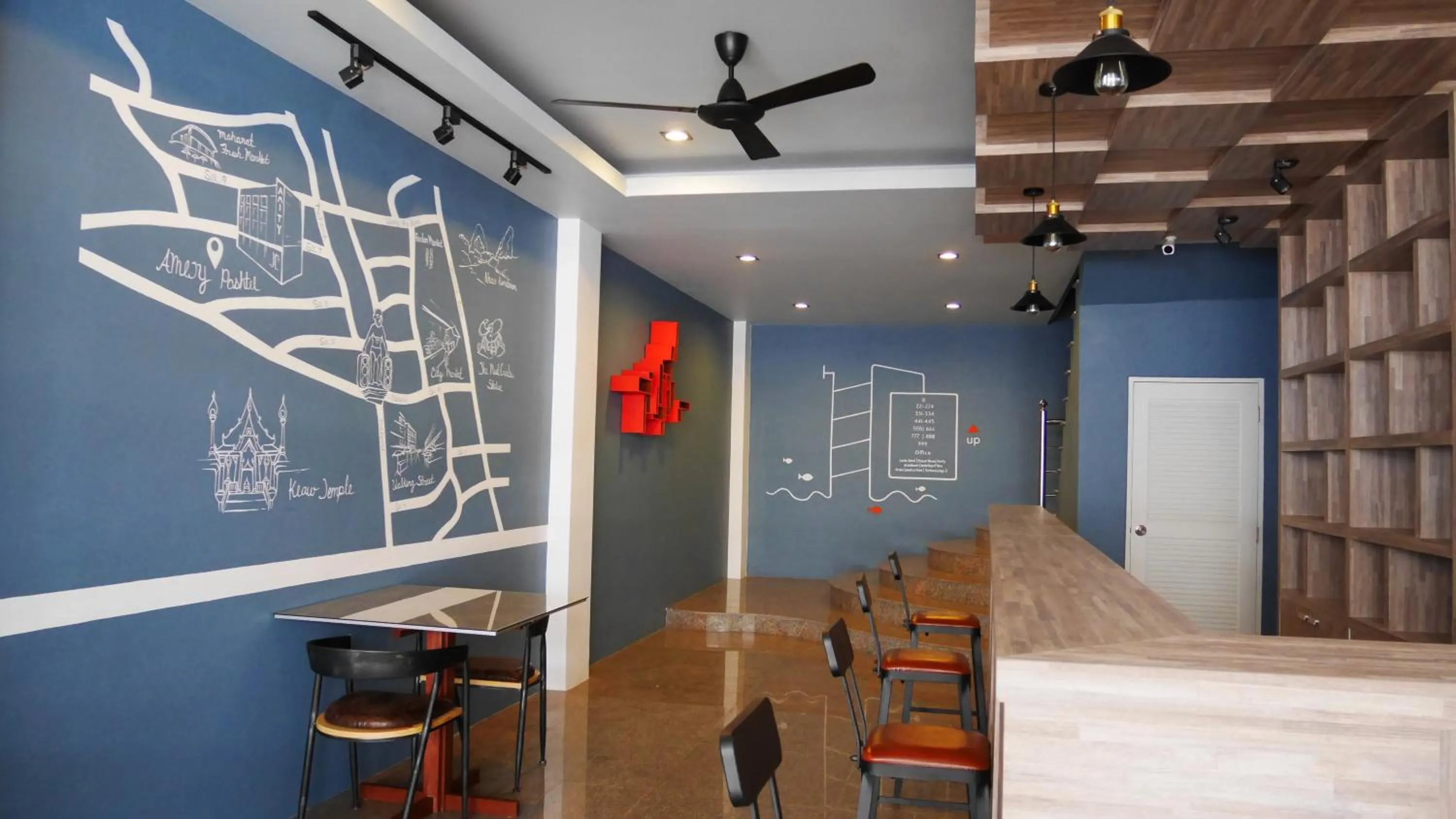 Lobby or reception in Amity Poshtel