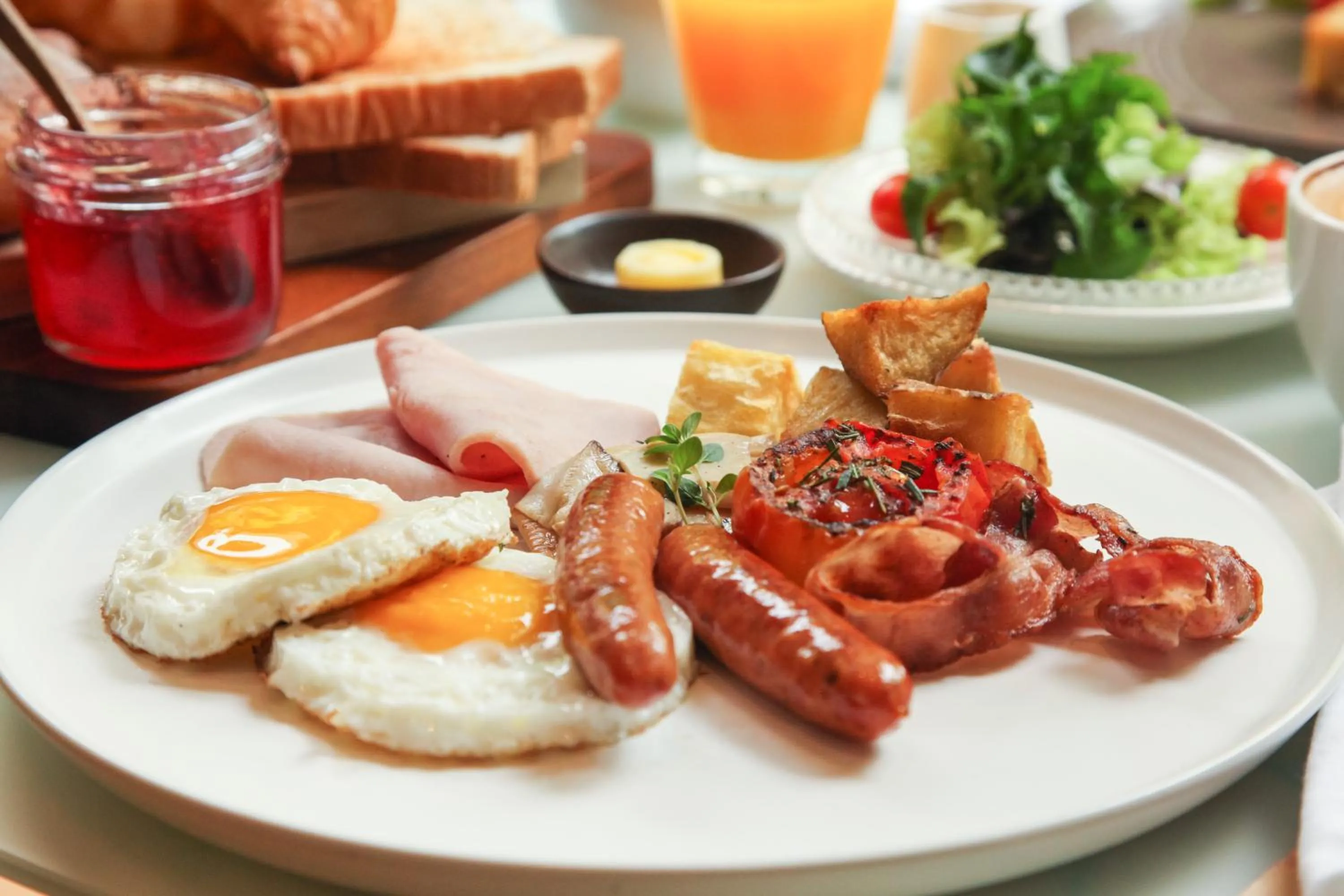 Food close-up in Volve Hotel Bangkok