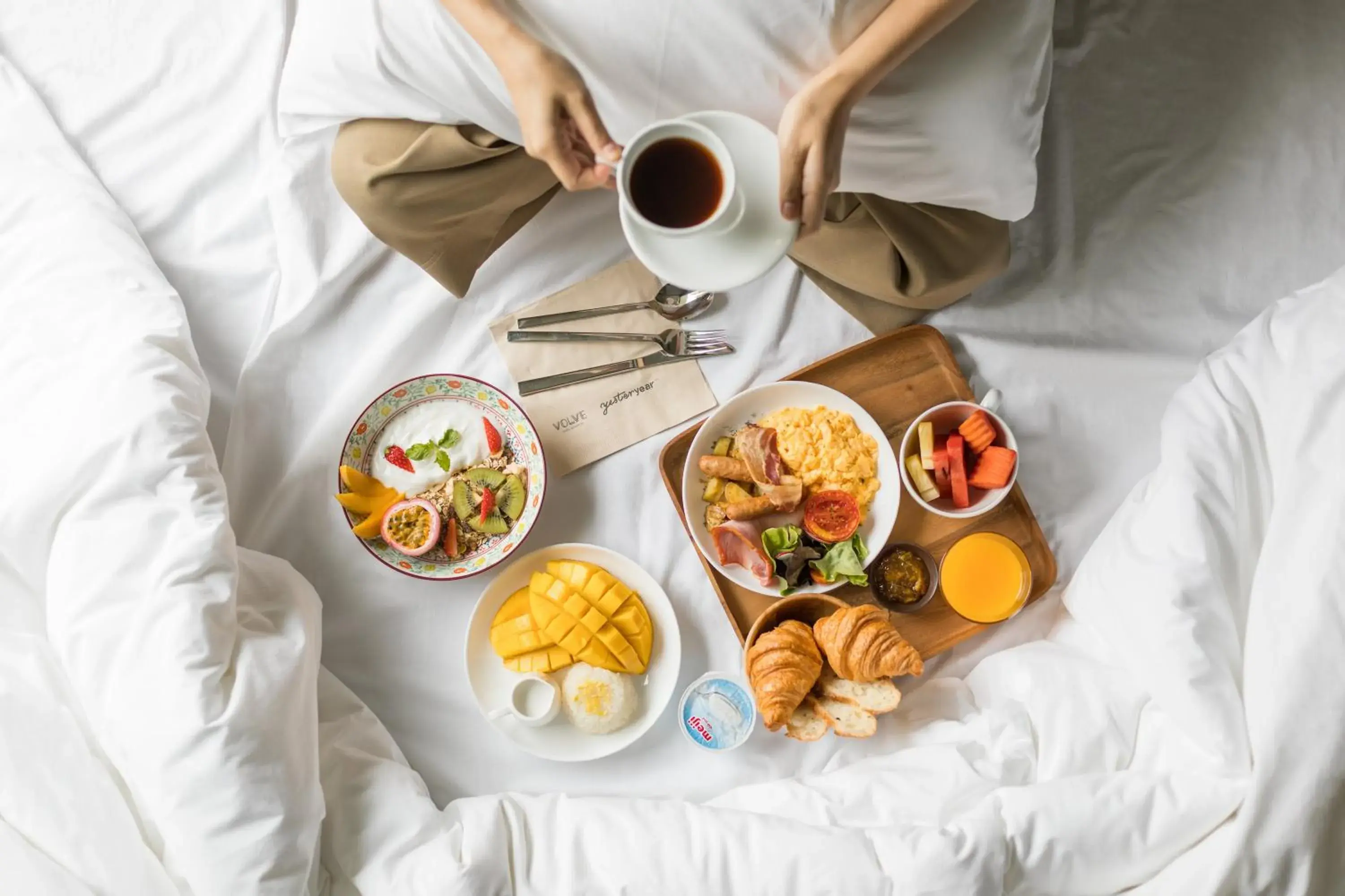 Bed in Volve Hotel Bangkok Bed in Volve Hotel Bangkok