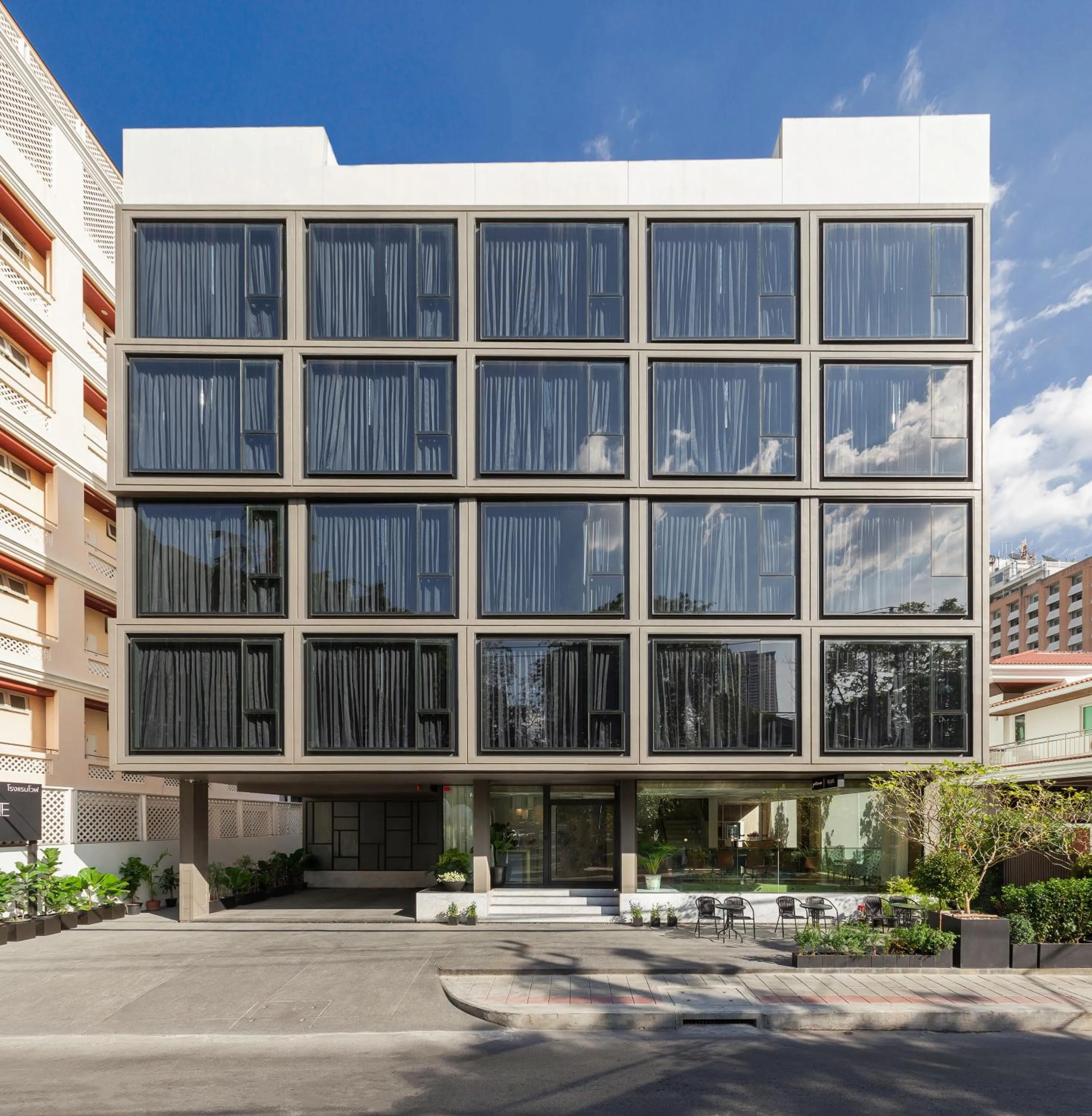 Facade/entrance in Volve Hotel Bangkok