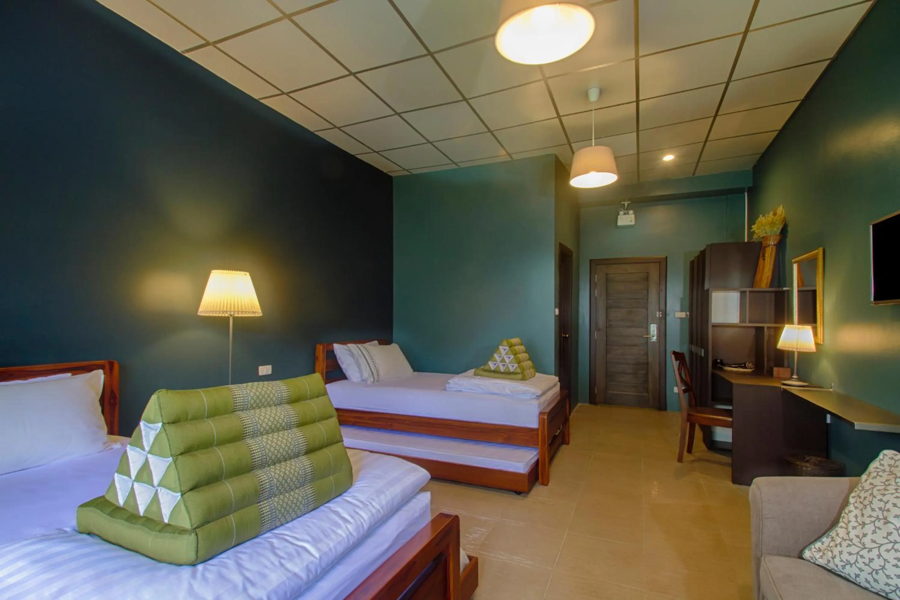 Bed in Hom Hostel & Cooking Club