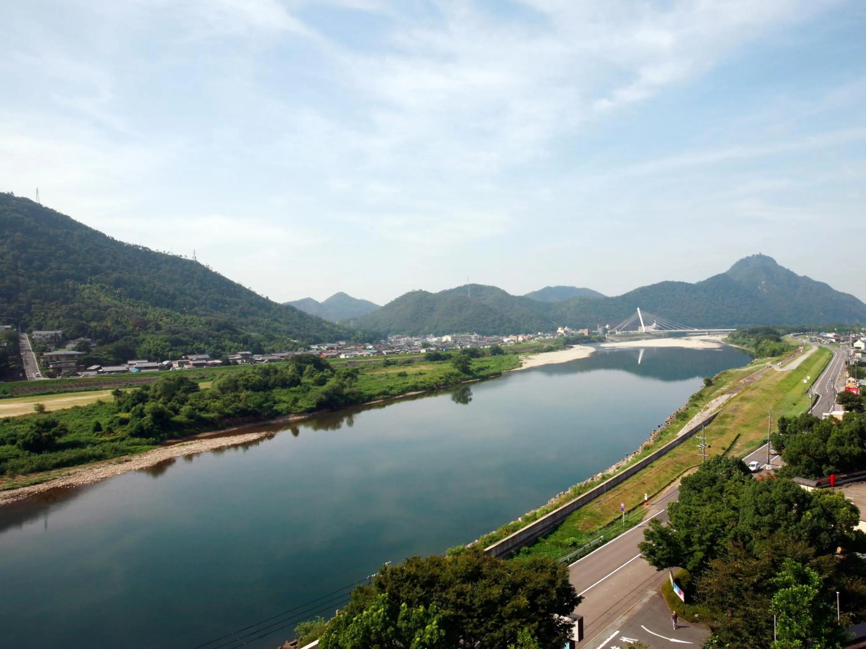 Natural landscape in Nagaragawa Seiryu Hotel
