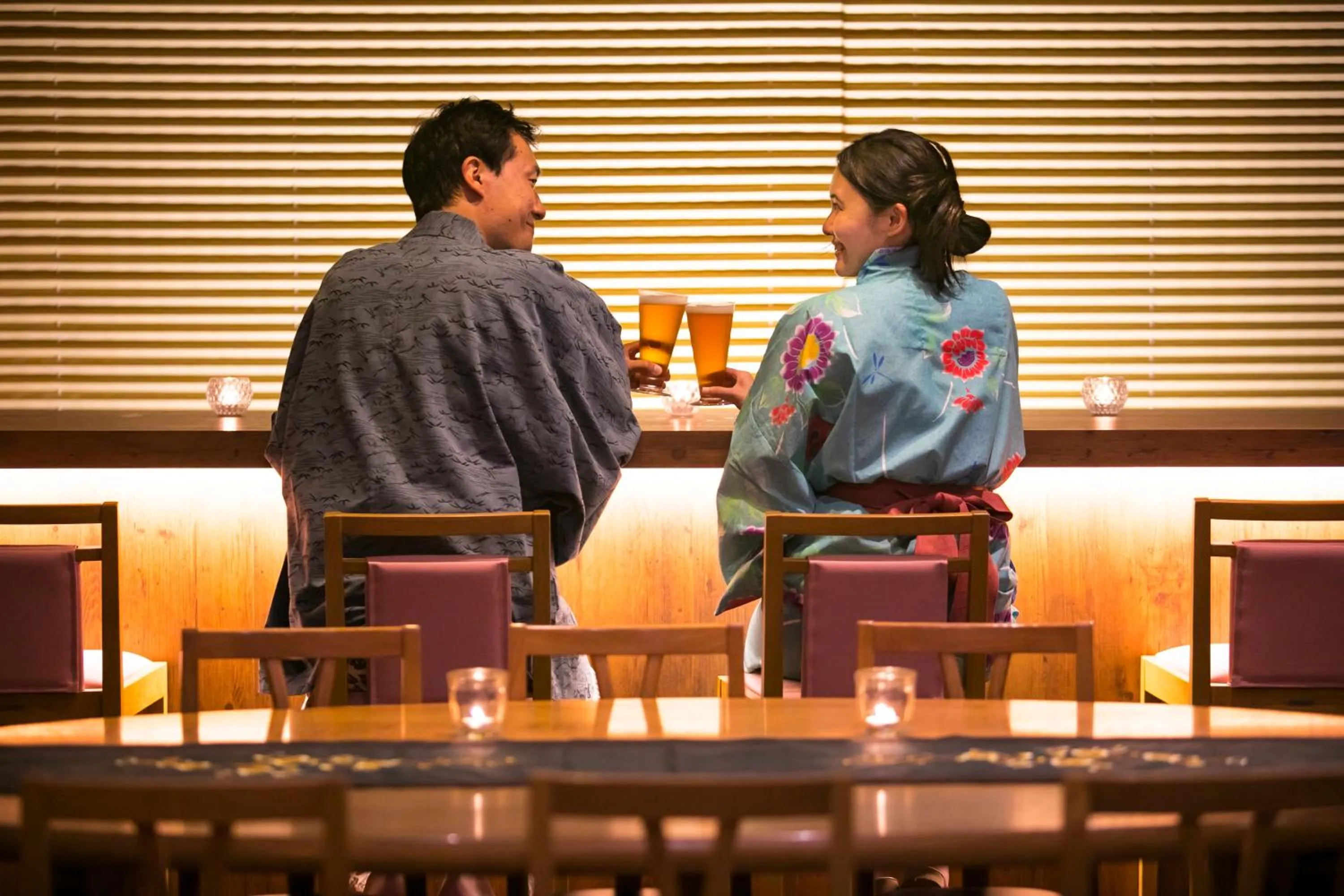 Lounge or bar in Izu atagawa Yubana mankai -Adult Only-