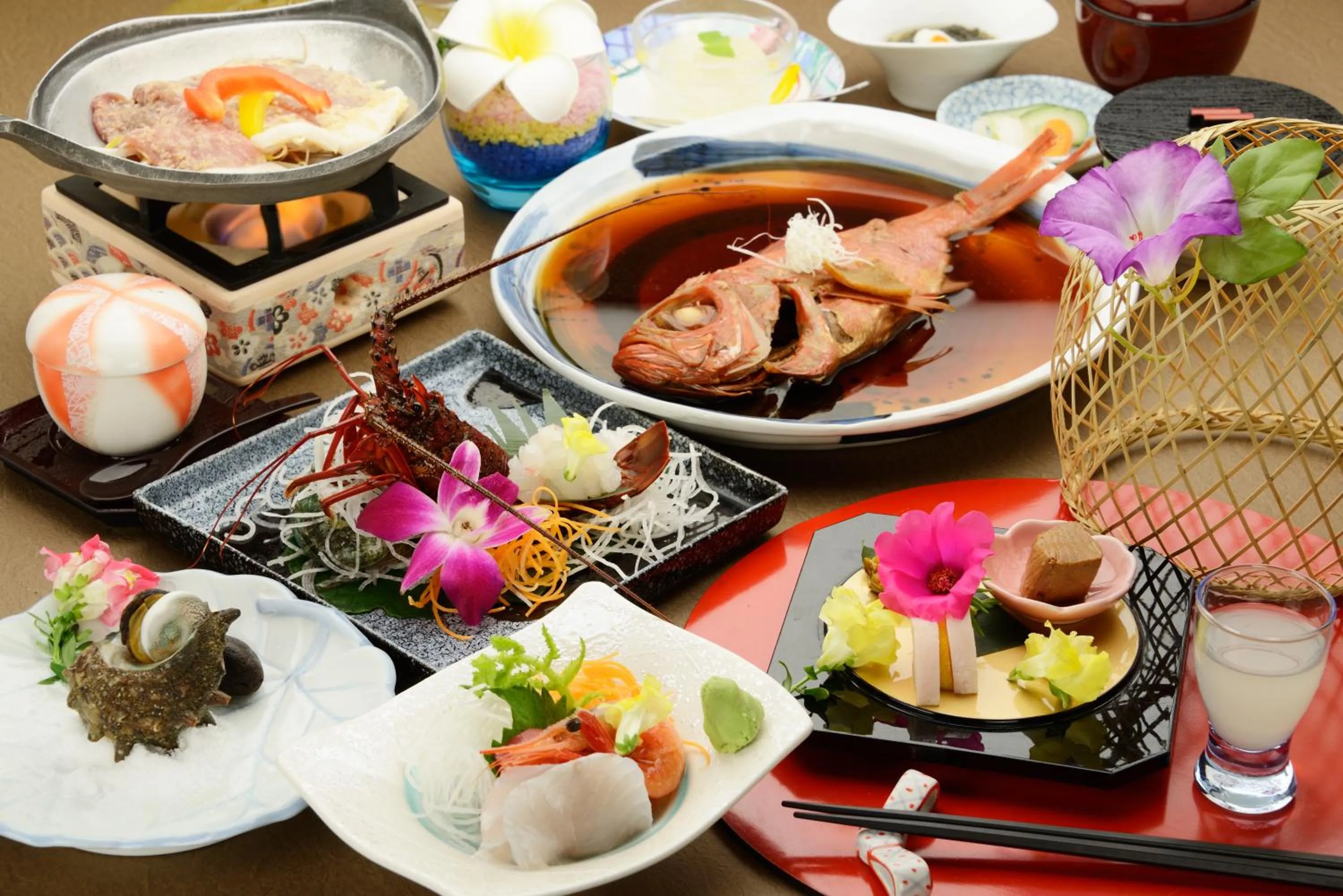 Dinner in Izu atagawa Yubana mankai -Adult Only-