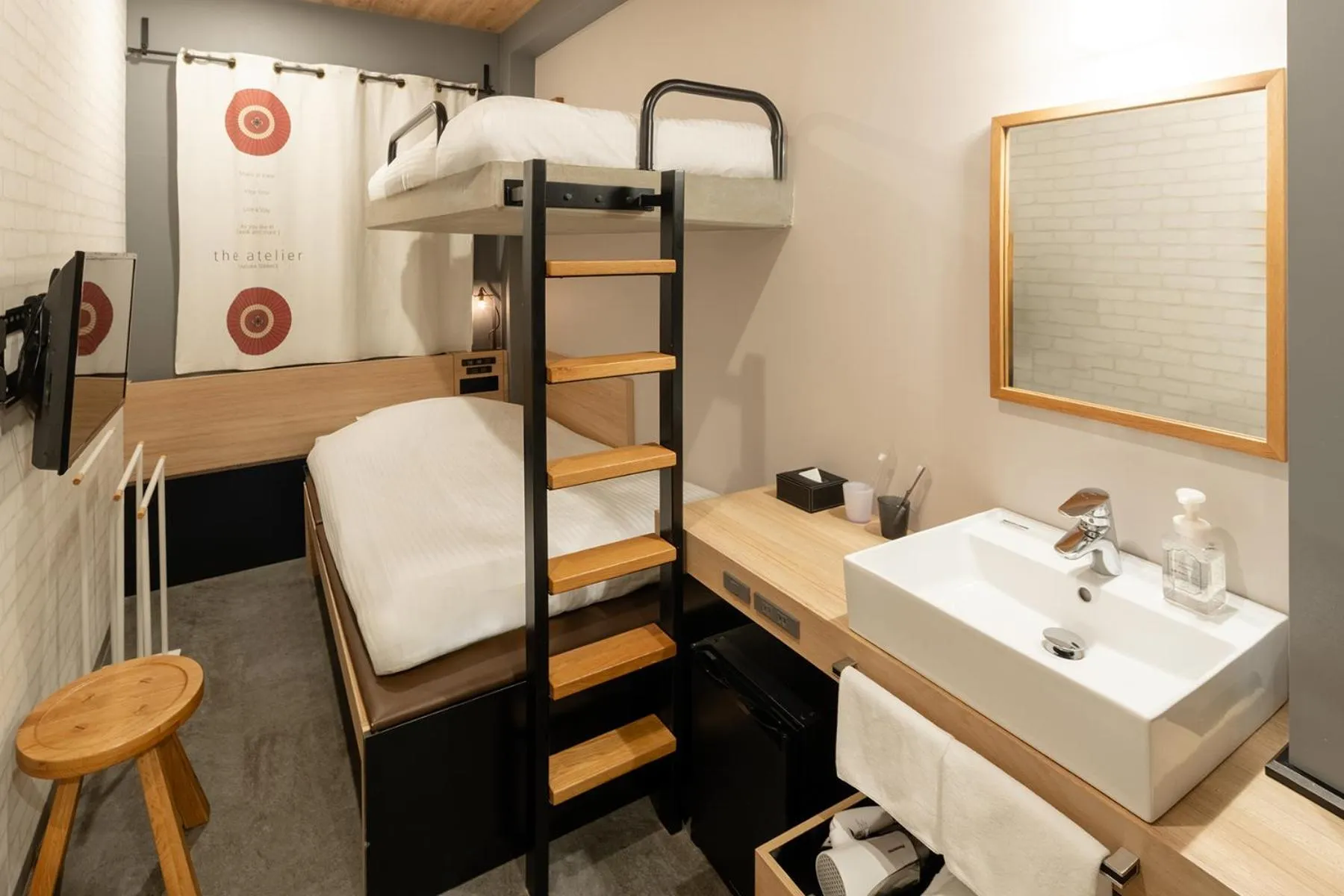 Bed in Sakura Terrace The Atelier