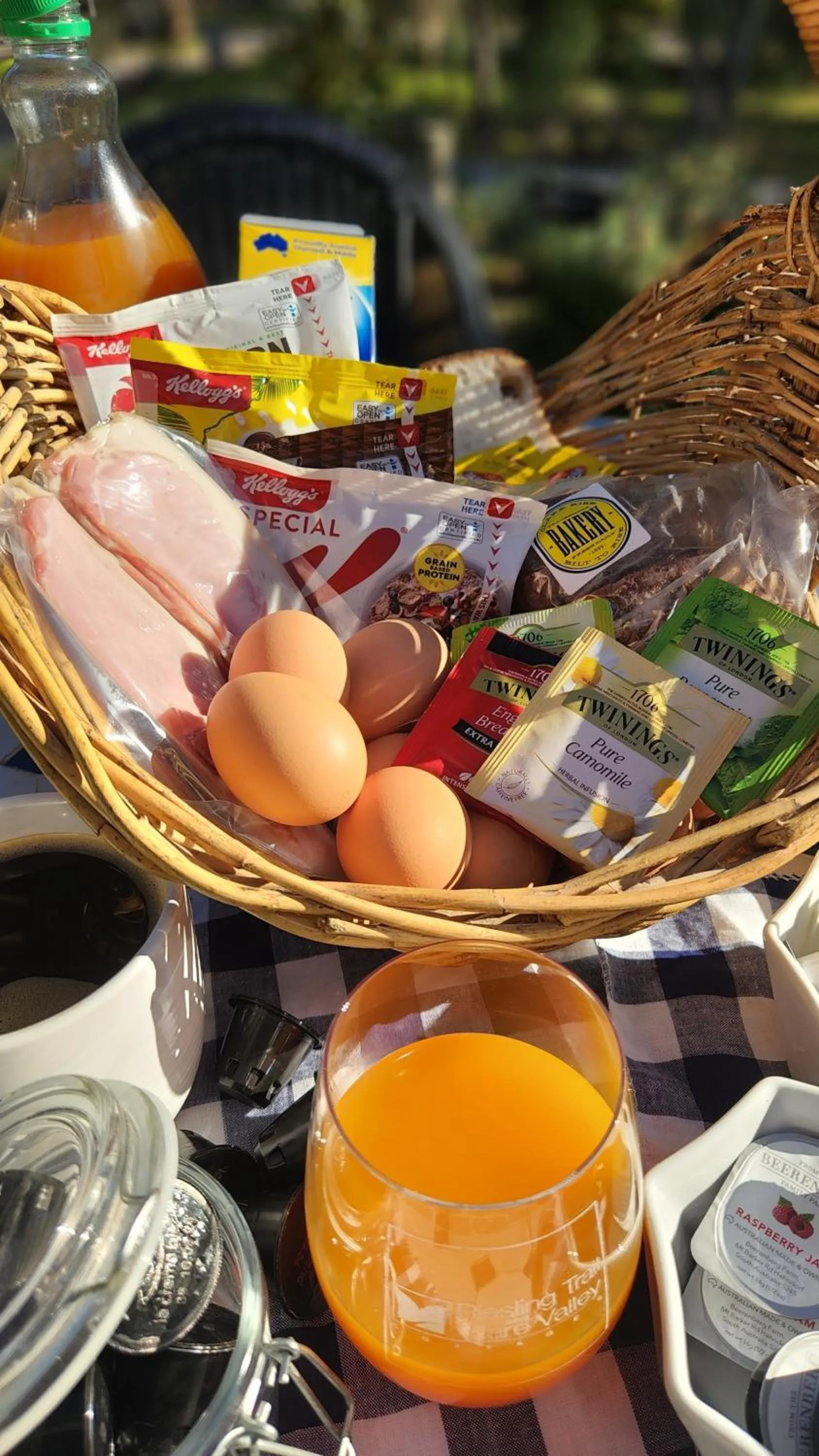 Breakfast in Riesling Trail & Clare Valley Cottages