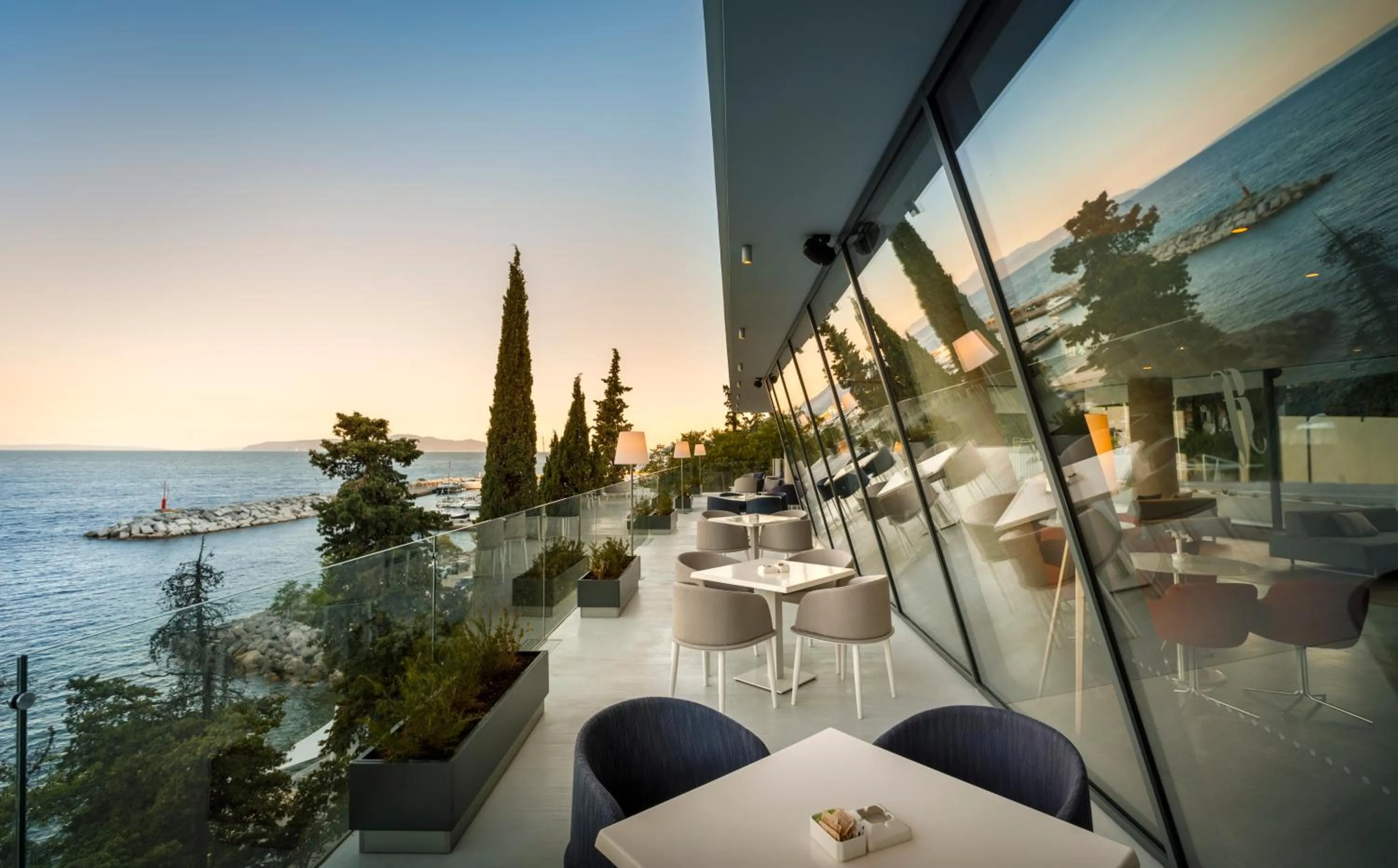 Balcony/Terrace in Hotel Ičići - by Liburnia Hotels & Villas