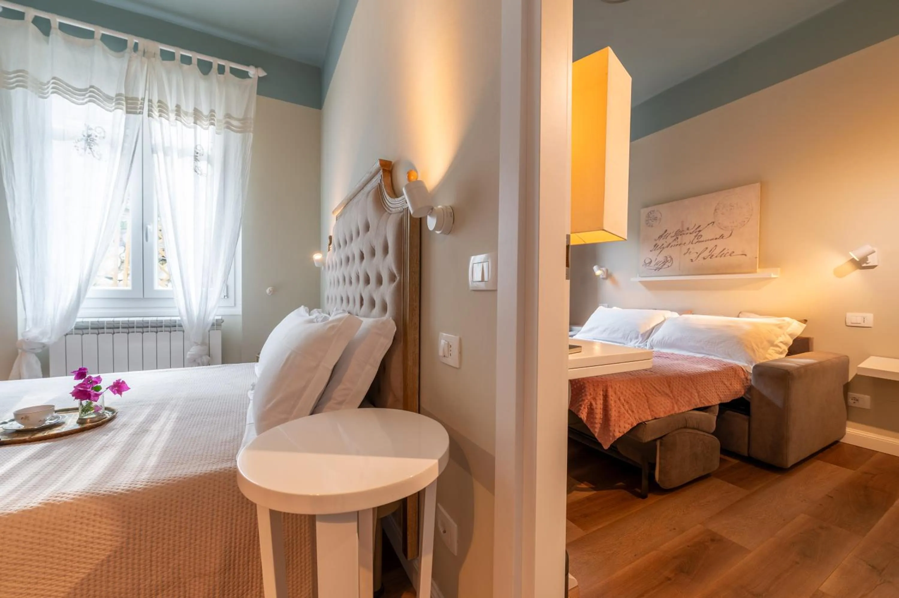 View (from property/room), Bed in Gian Paul Hotel