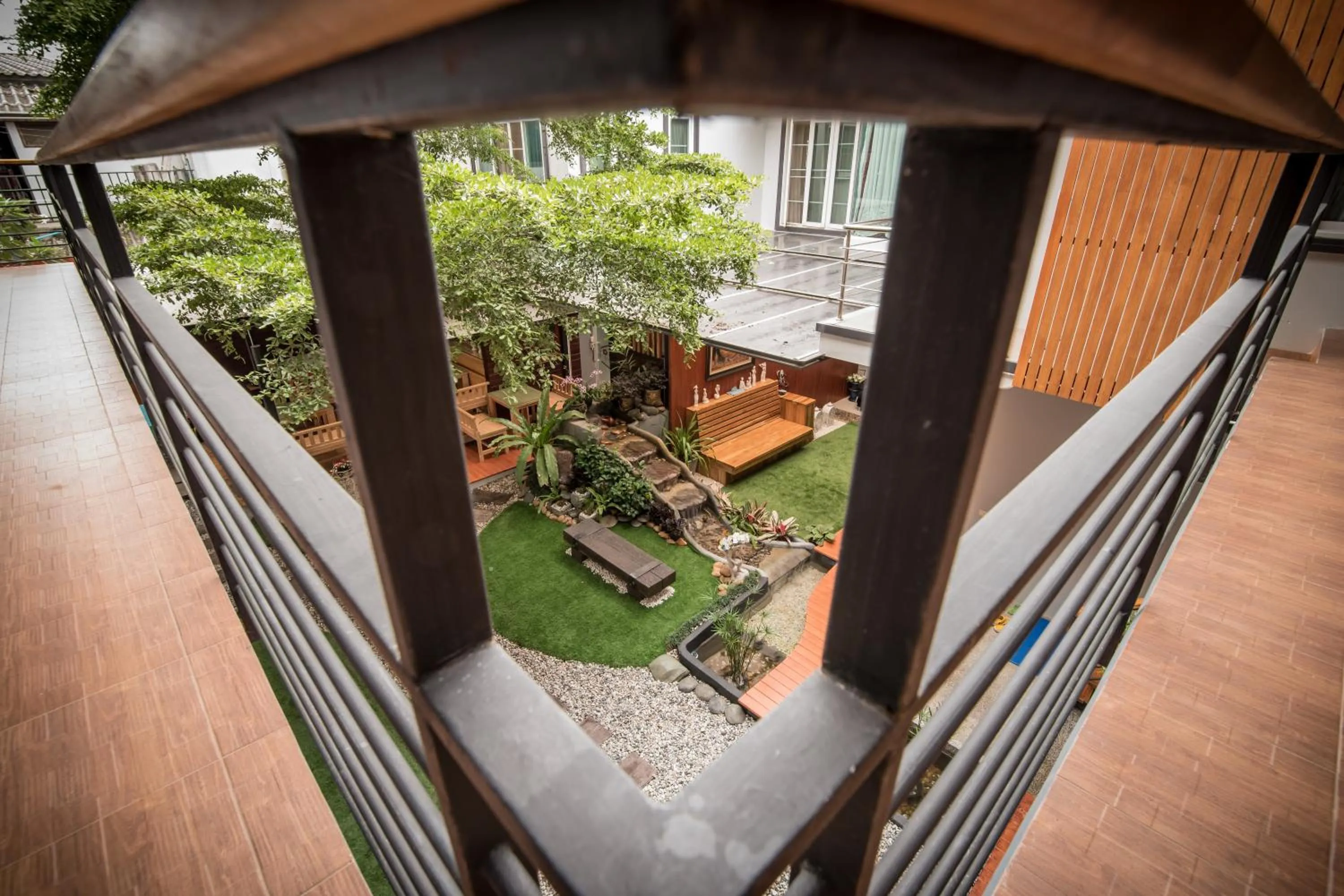 Garden view in Le Terrarium Bed & Sleep Chiang Rai