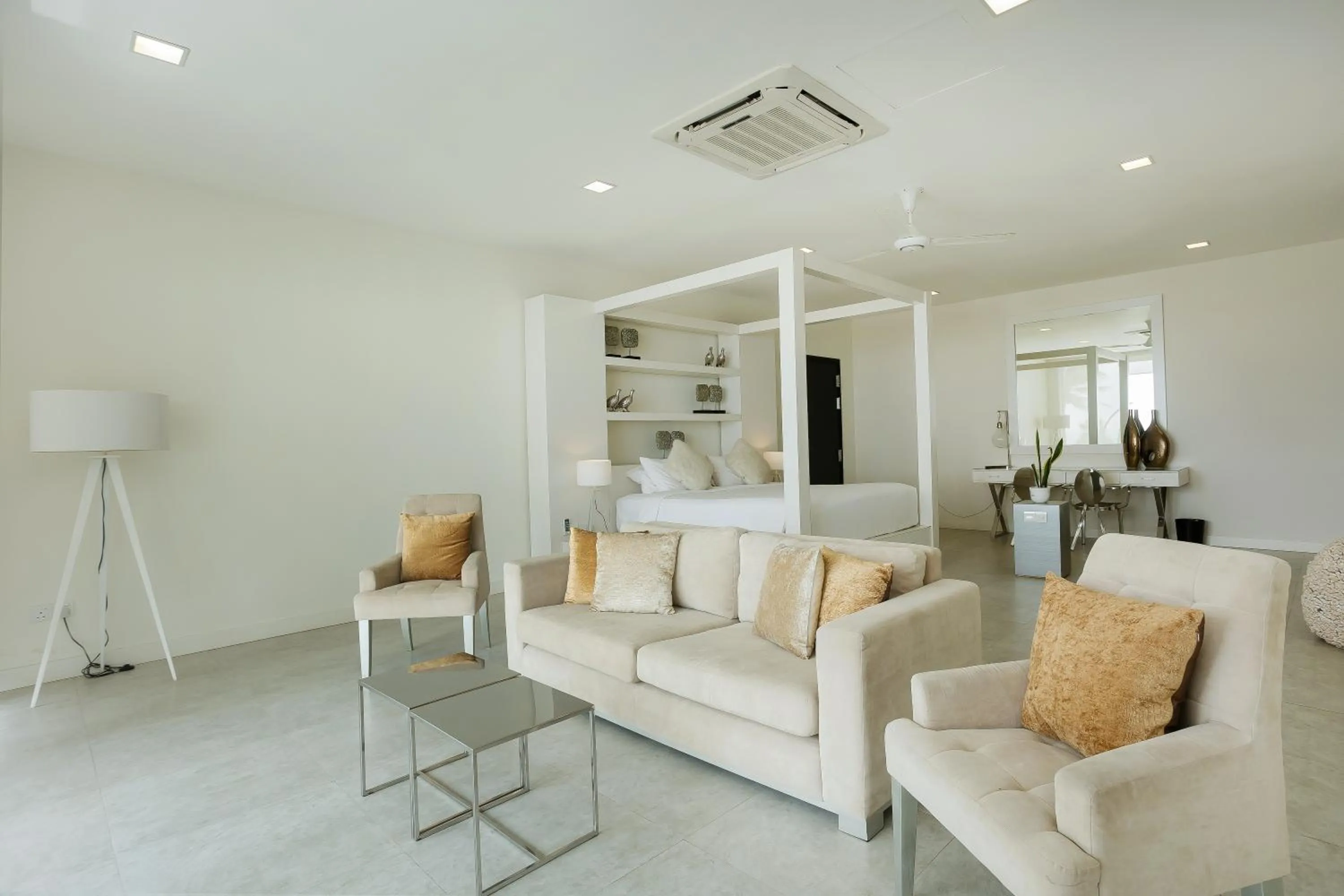 Seating area in Green Turtle Villa by TSC, Bentota