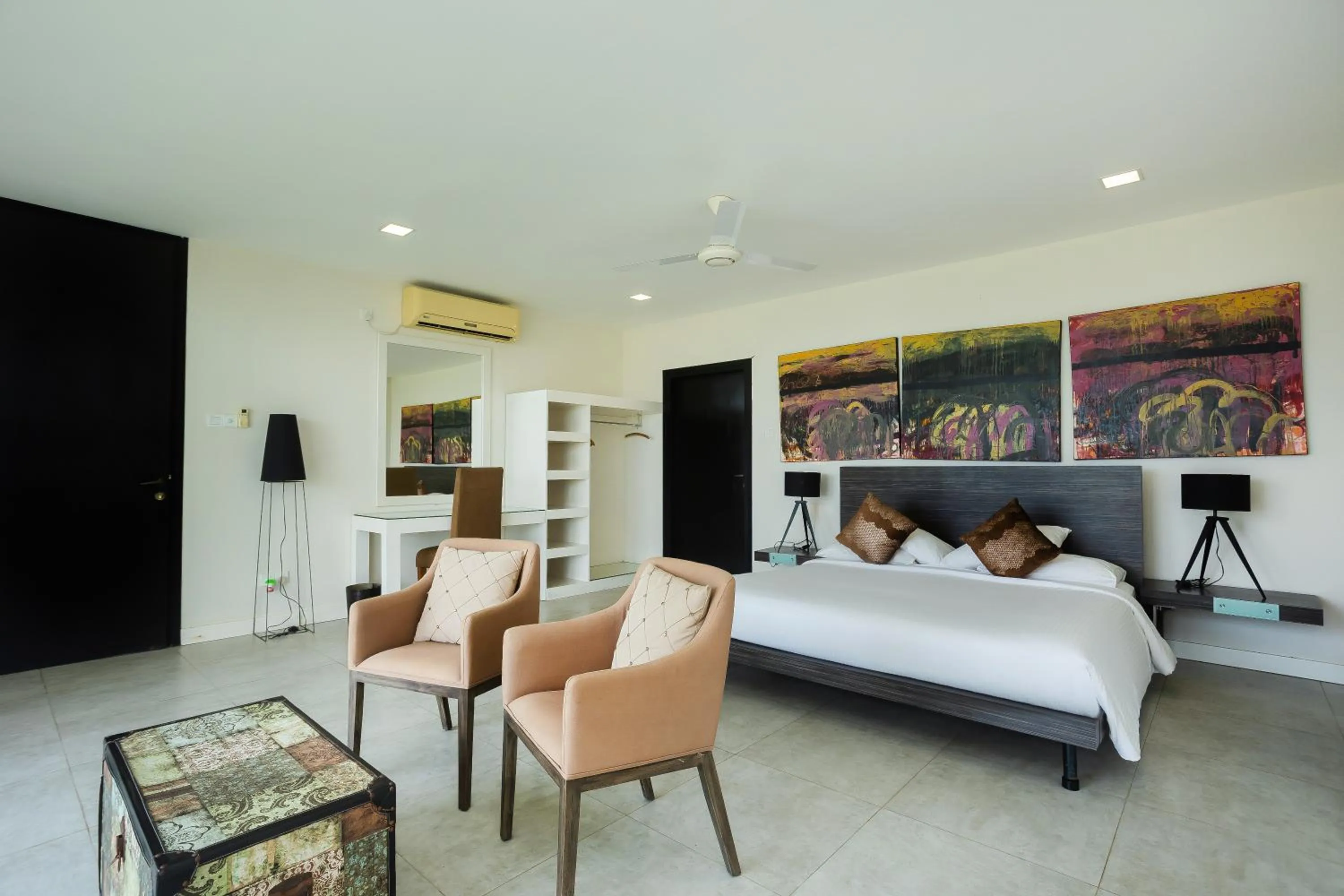 Bedroom, Bed in Green Turtle Villa by TSC, Bentota