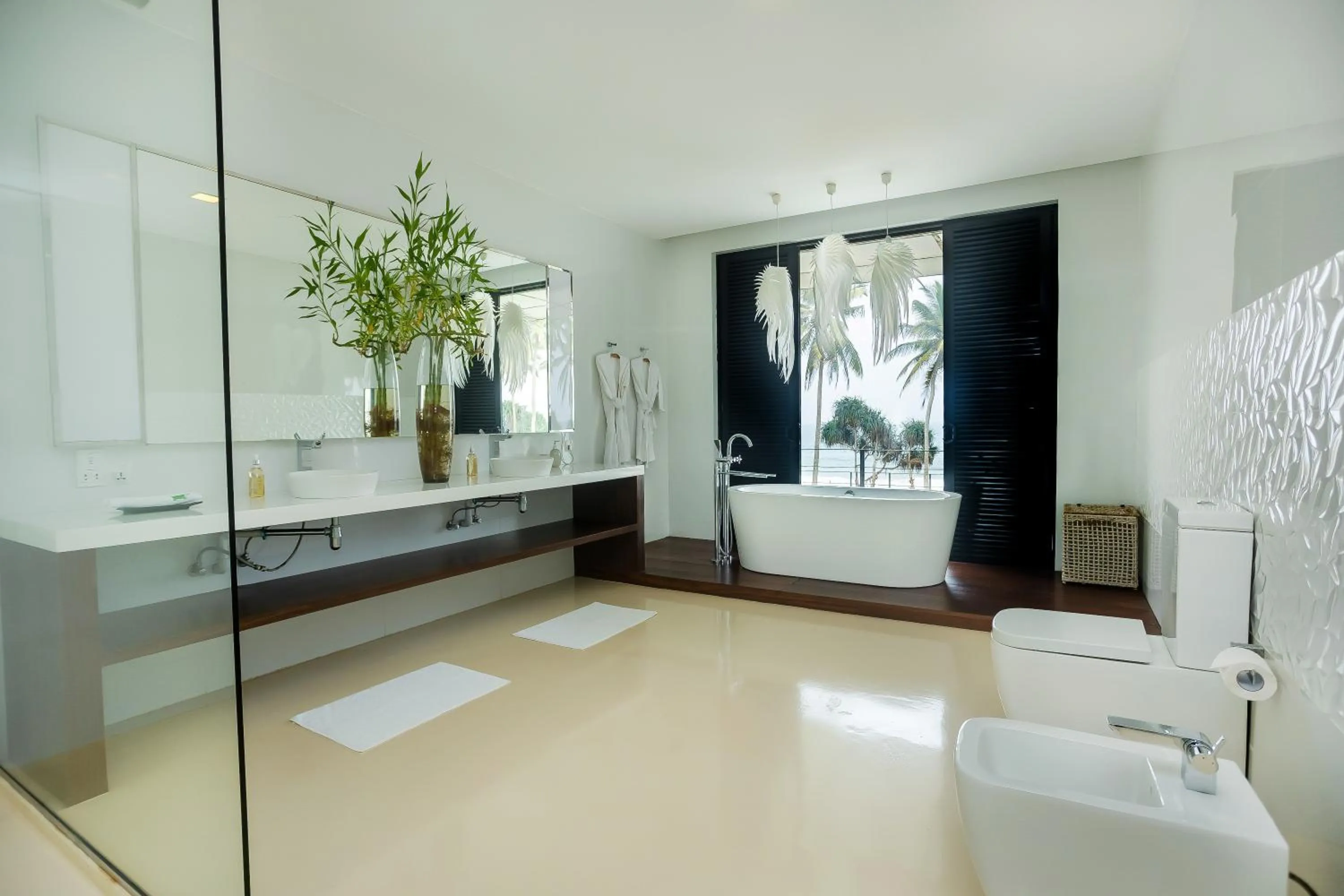 Bathroom in Green Turtle Villa by TSC, Bentota