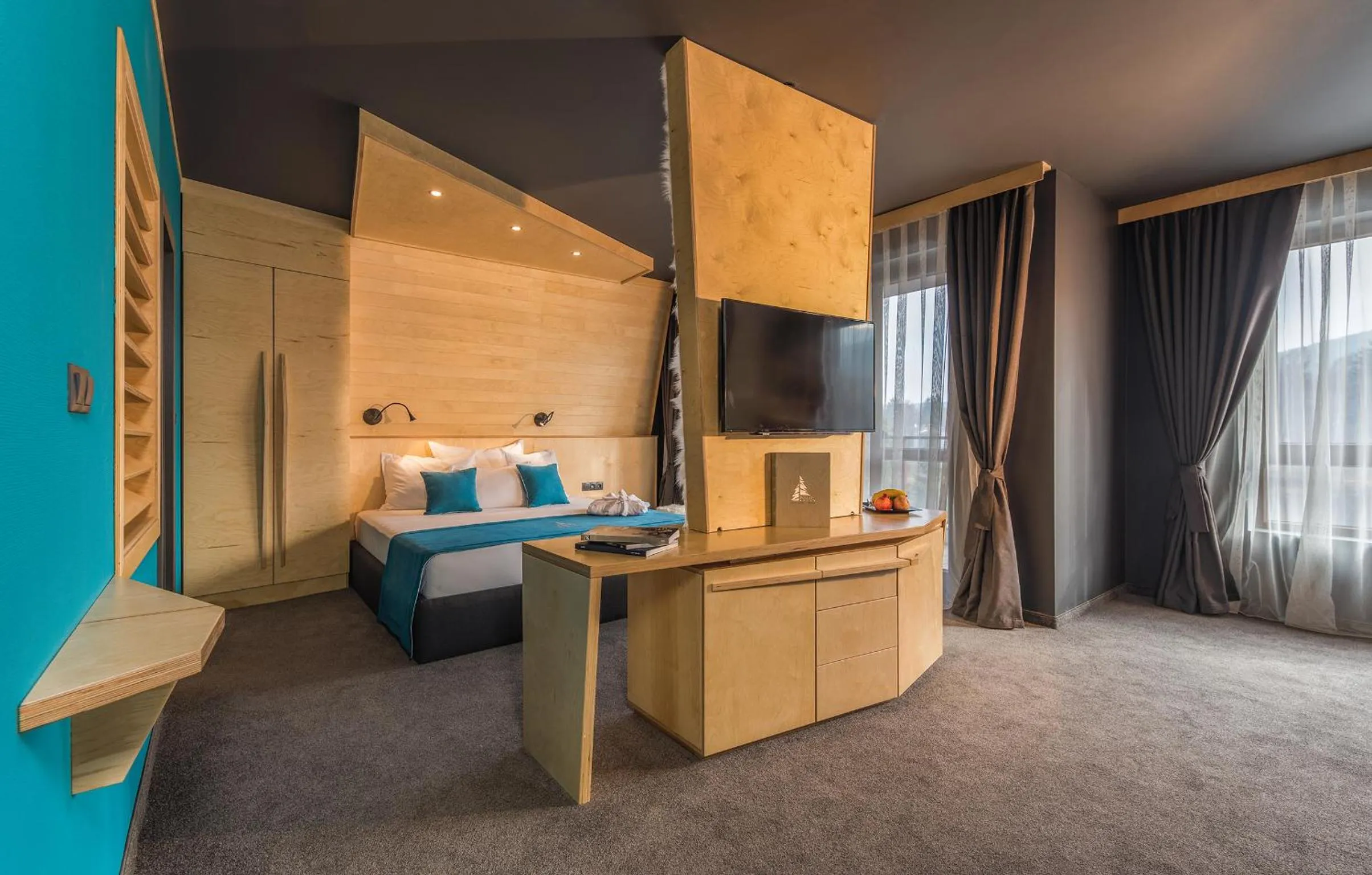TV and multimedia, Bed in Hotel Arte SPA & Park