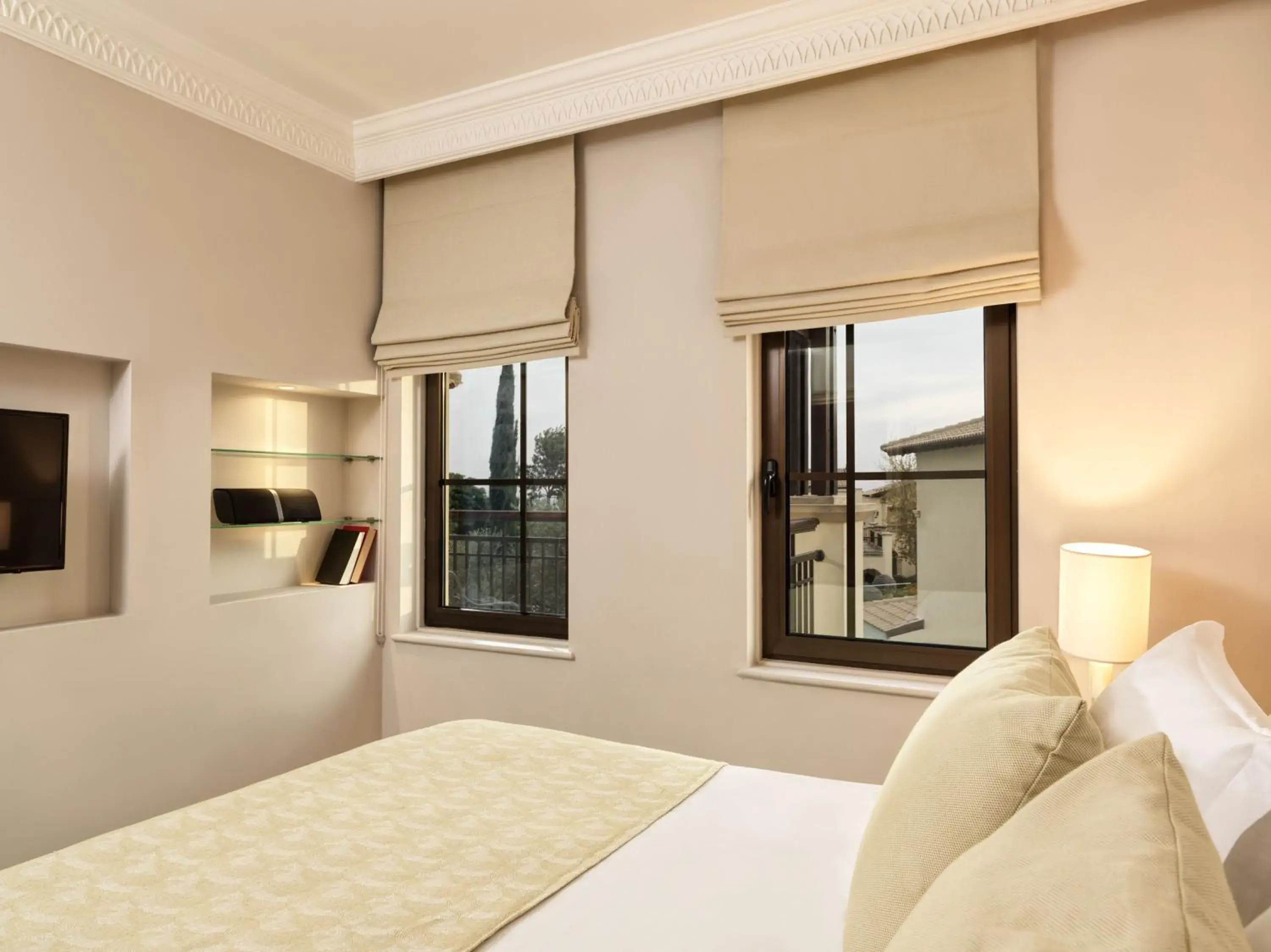 Bedroom, Bed in Aphrodite Hills Hotel Bedroom, Bed in Aphrodite Hills Hotel