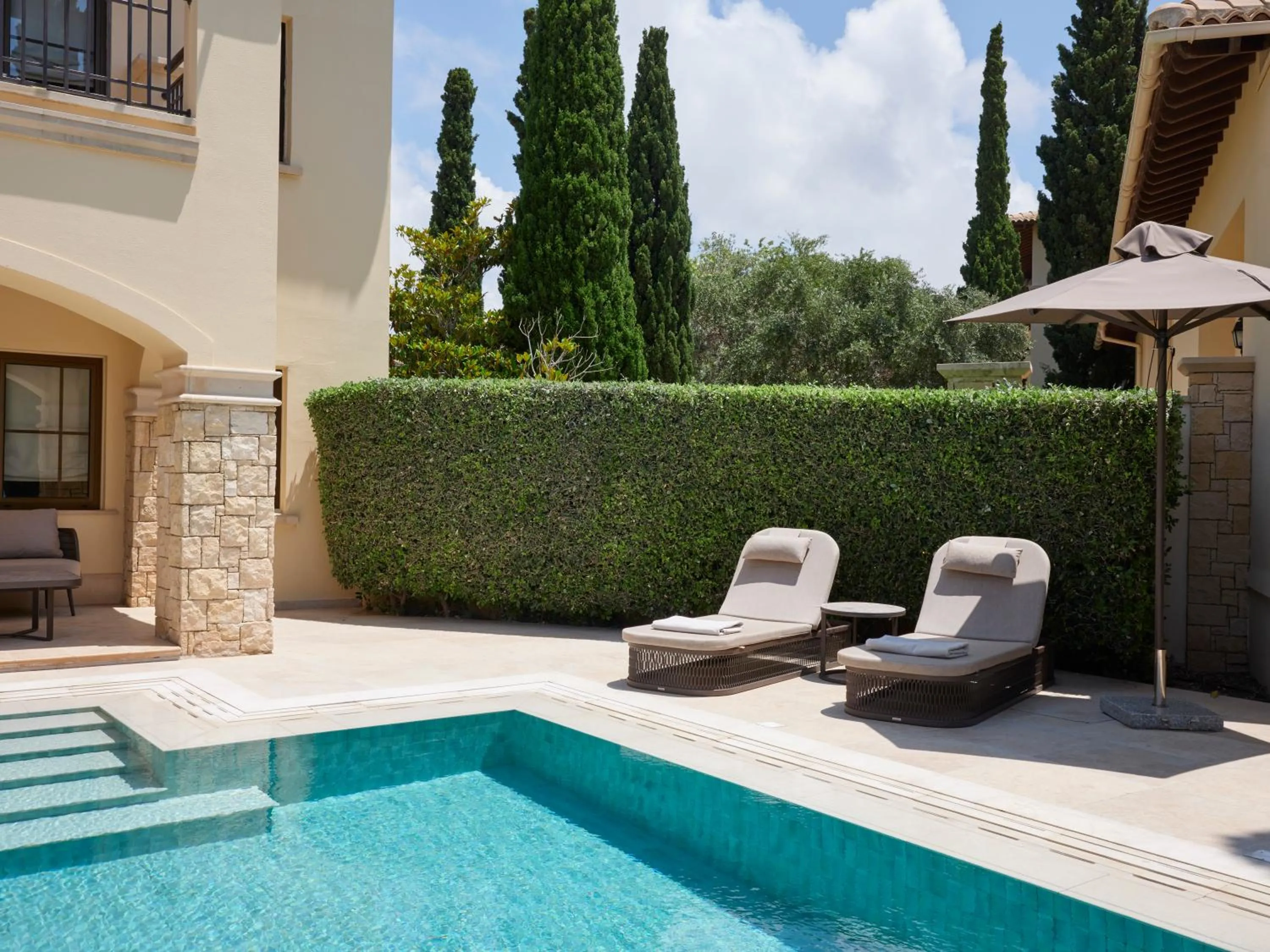 Swimming pool in Aphrodite Hills Hotel