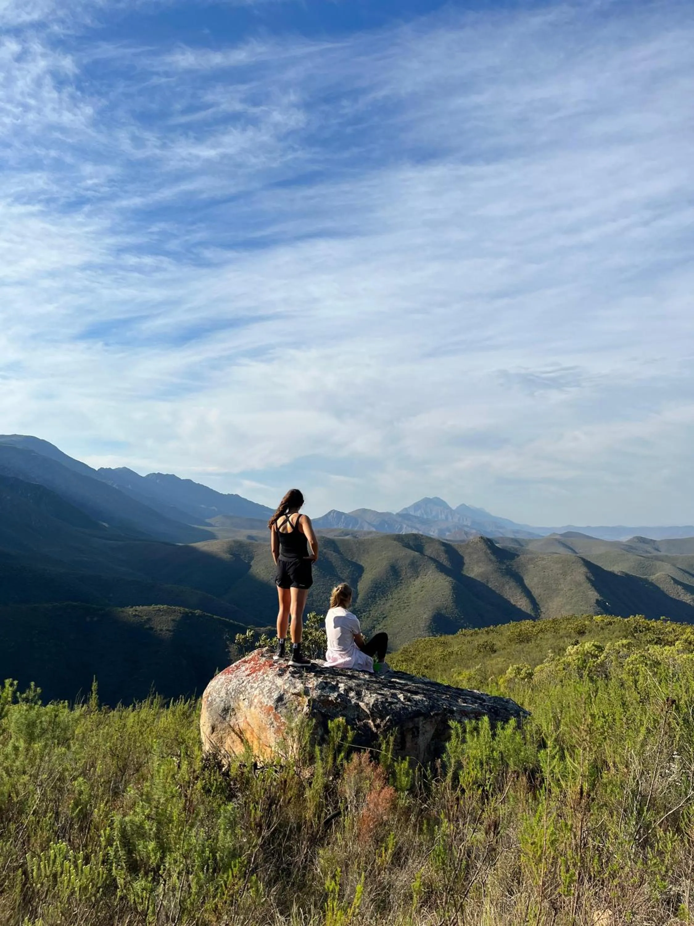 Hiking in AfriCamps at Pat Busch