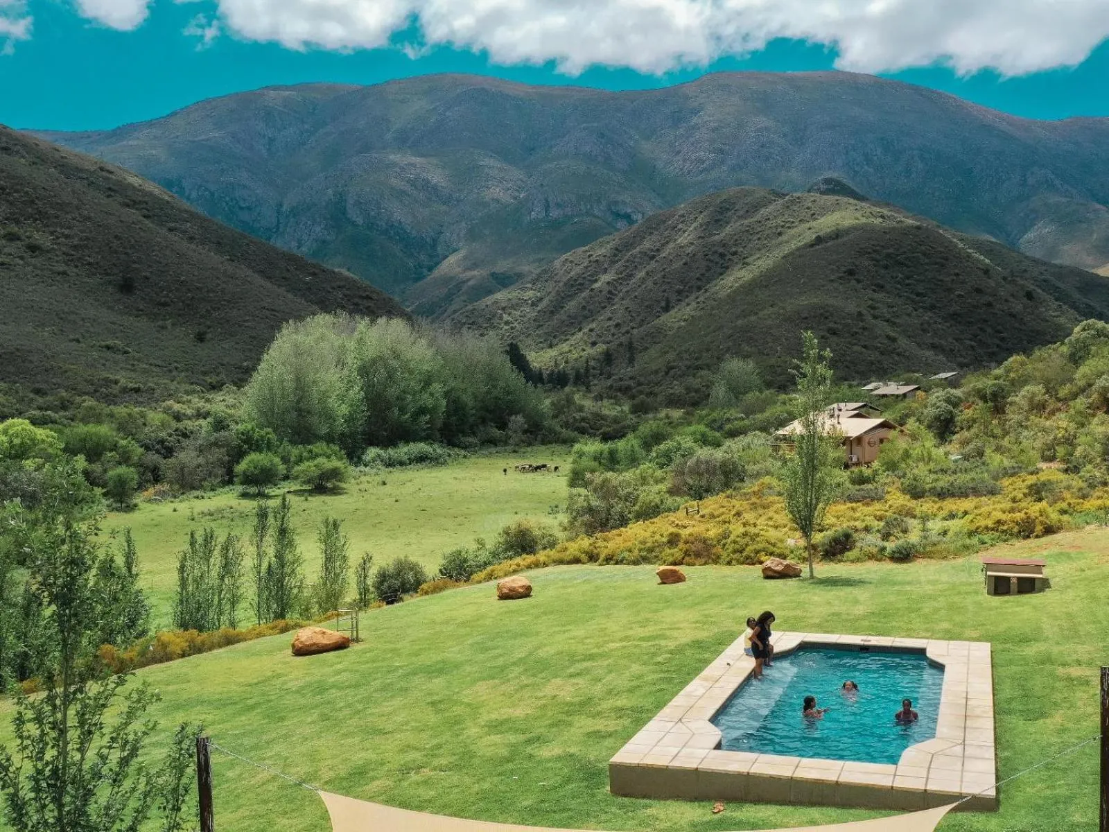 Mountain view in AfriCamps at Pat Busch