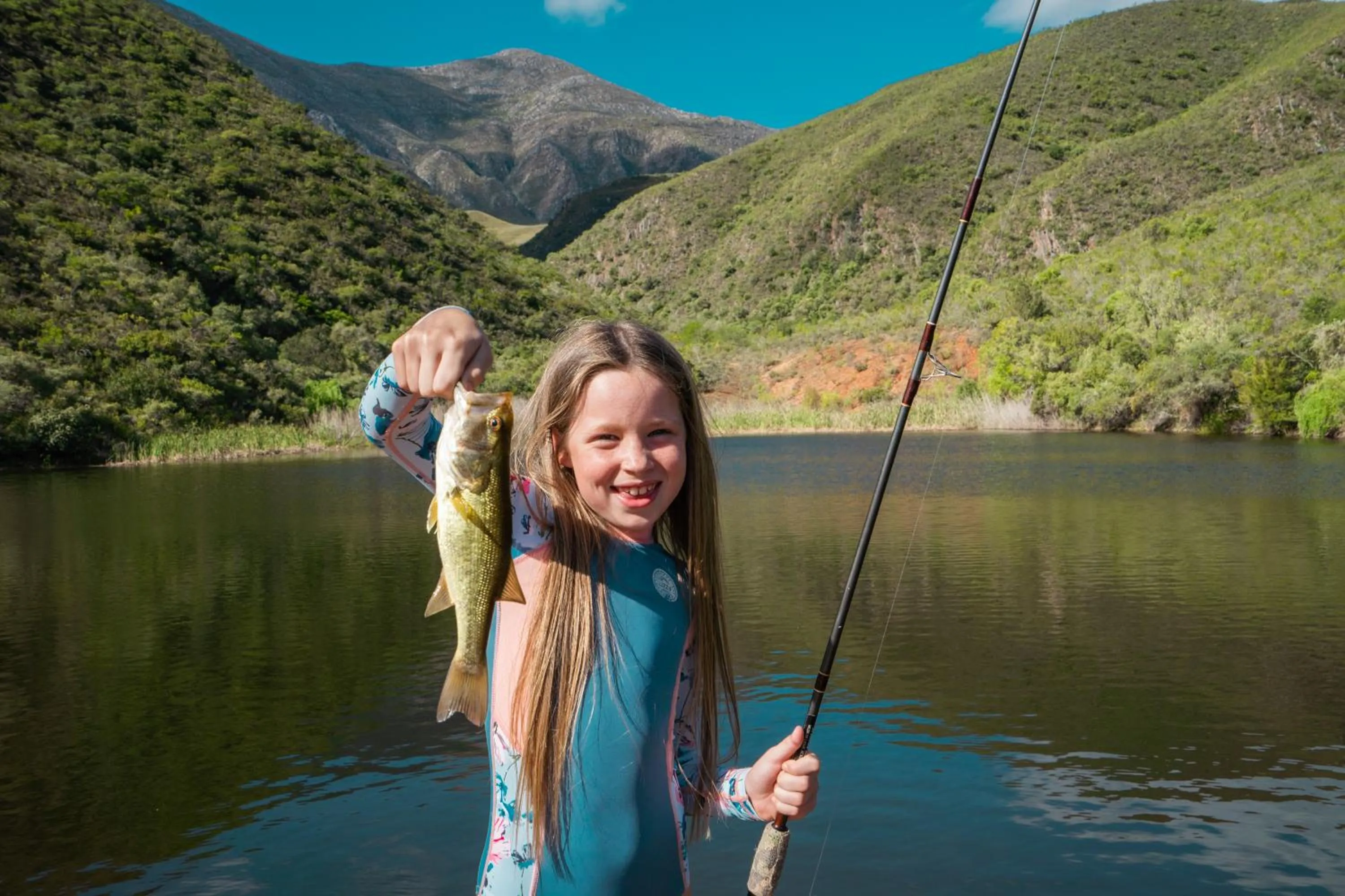 Fishing in AfriCamps at Pat Busch