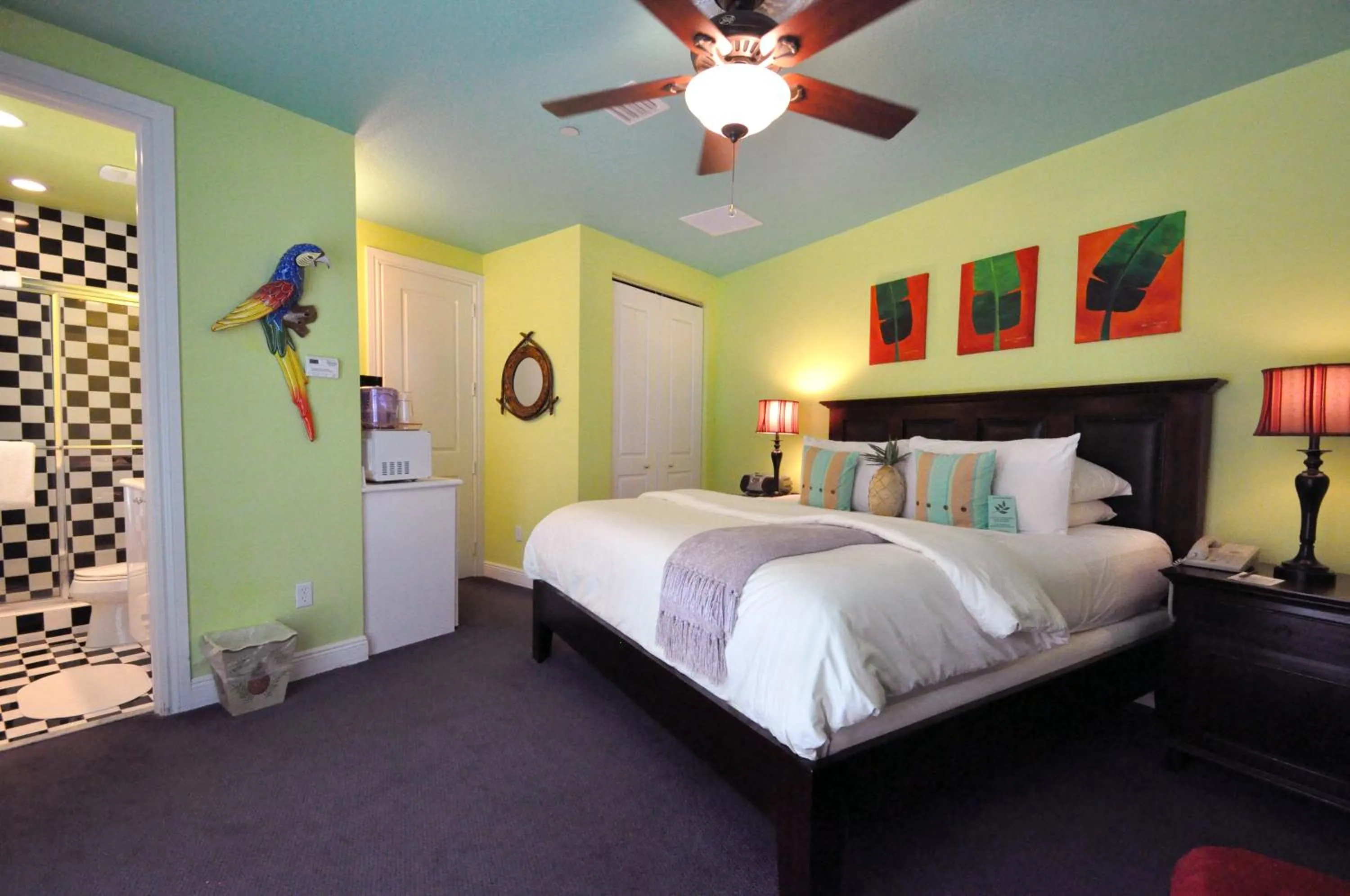 Bedroom, Bed in Pineapple Point Guesthouse & Resort - Gay Men's Resort