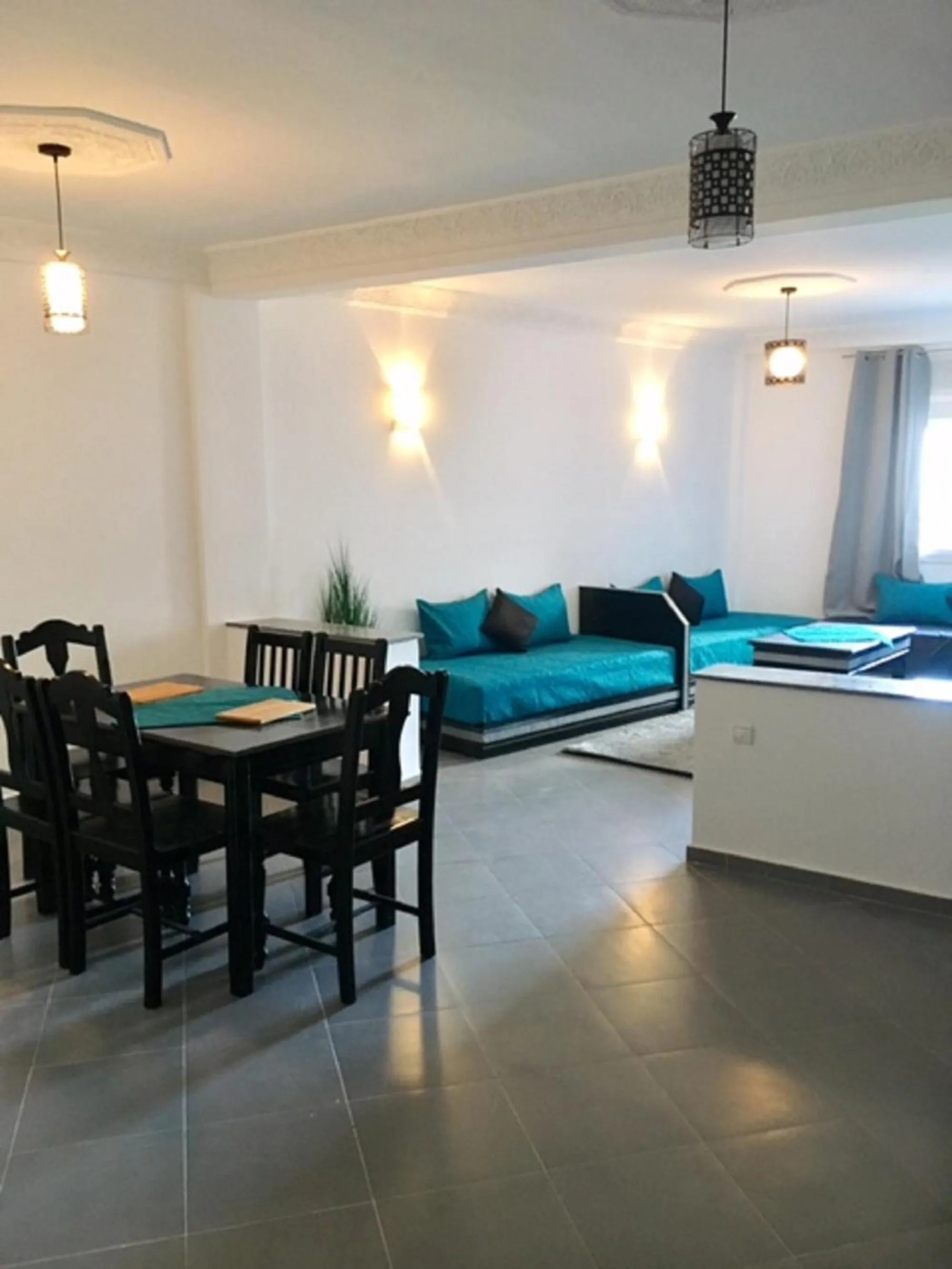 Living room in Appart Hotel Tanger Paname