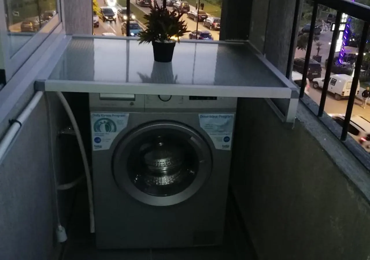 Kitchen or kitchenette in Appart Hotel Tanger Paname