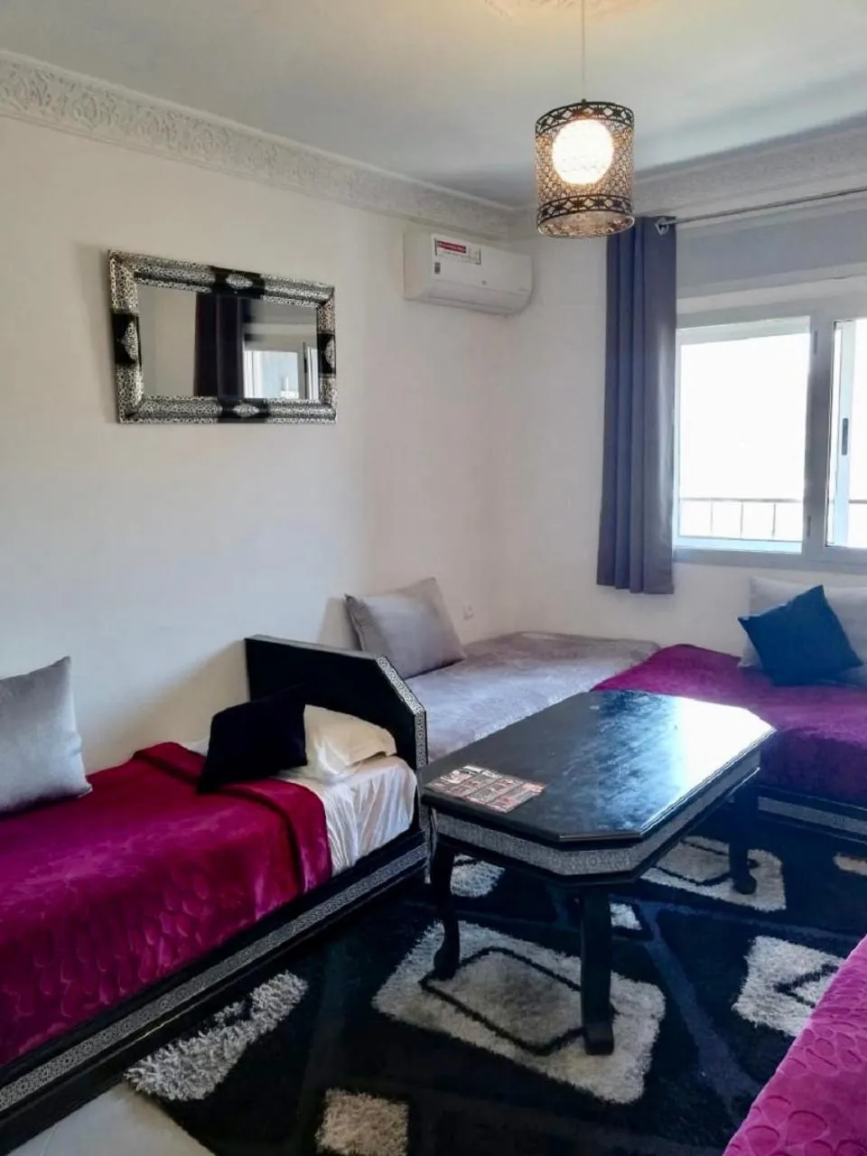 Bed in Appart Hotel Tanger Paname