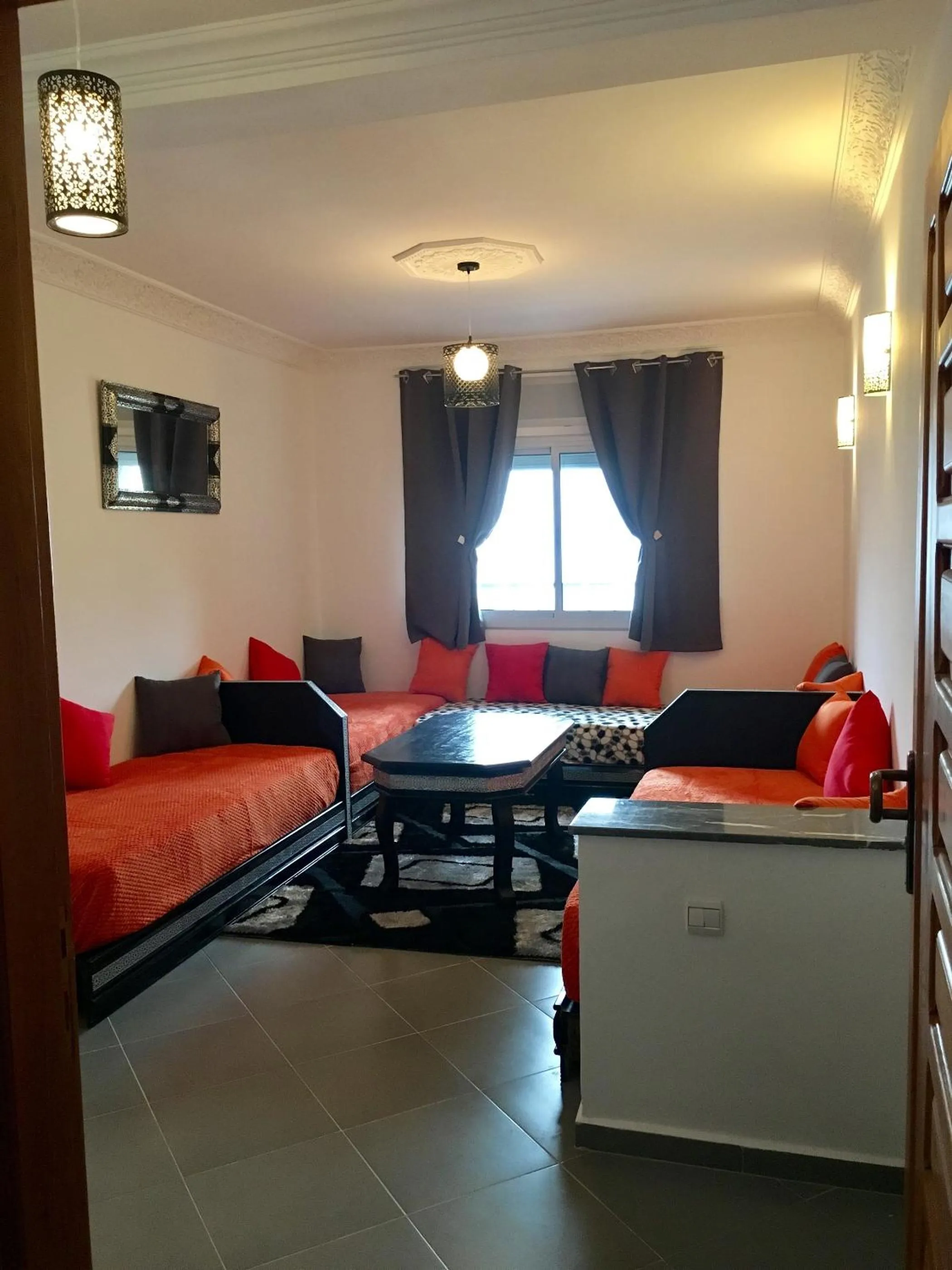 Bed in Appart Hotel Tanger Paname