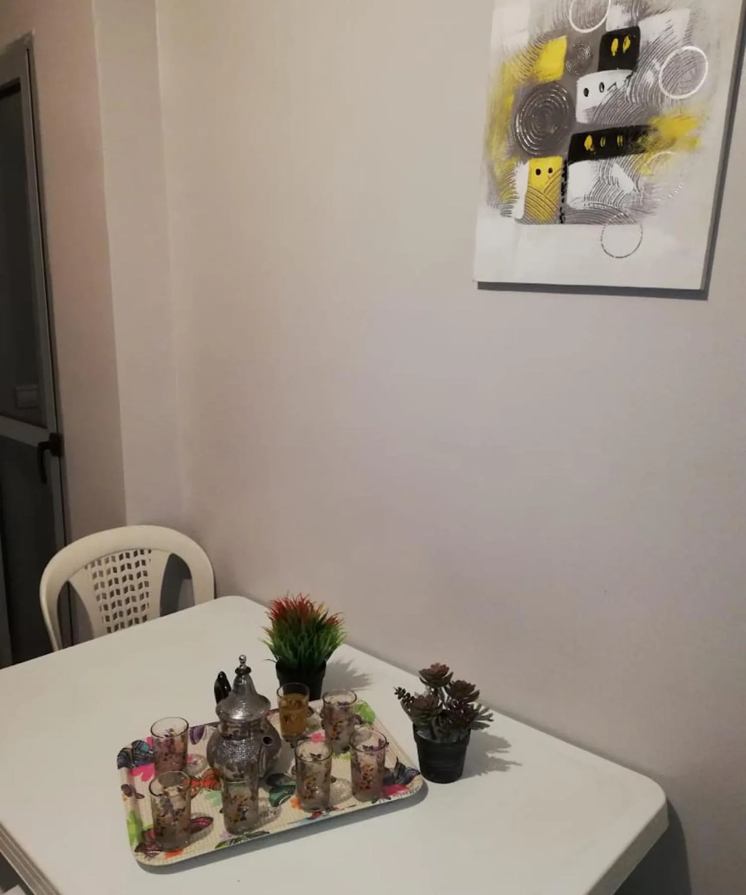 Dining area in Appart Hotel Tanger Paname