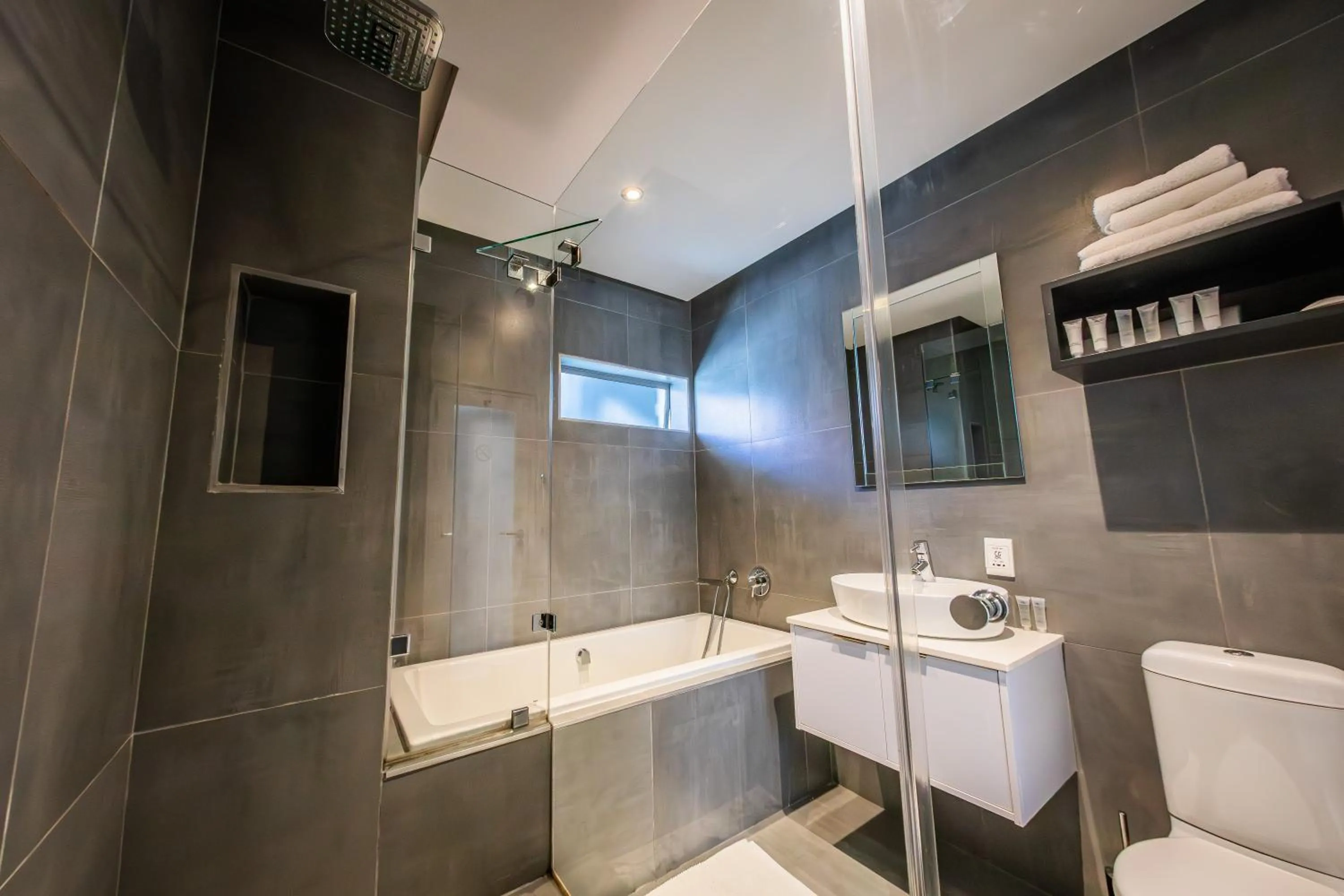 Shower in Atlantic Affair Boutique Hotel