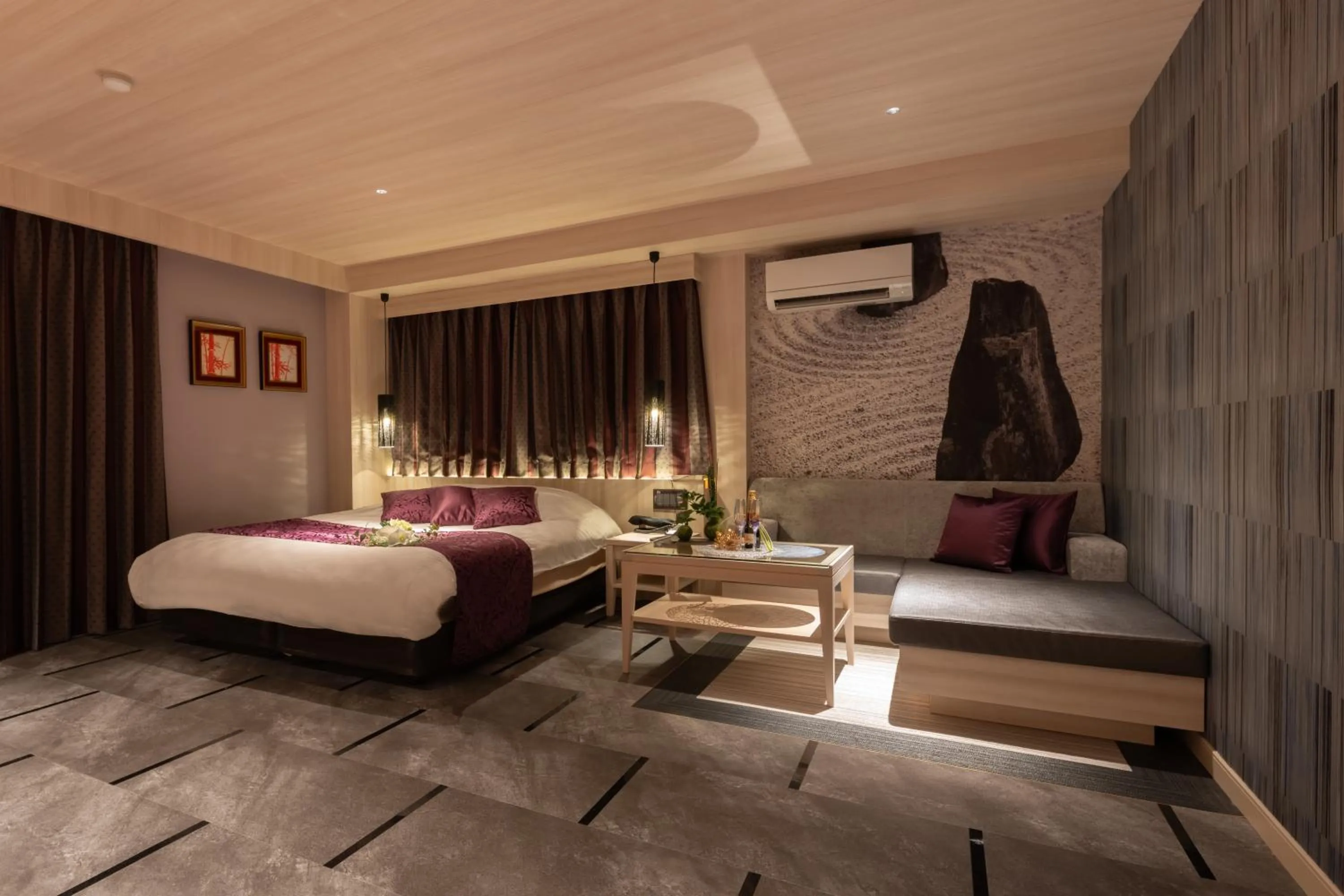 Bed in hotel AYA Adult Only