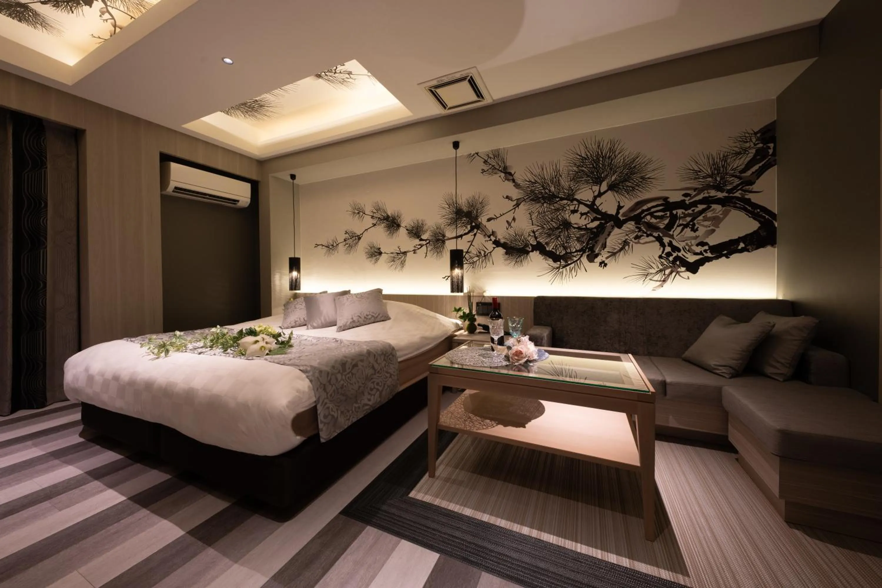 Bed in hotel AYA Adult Only