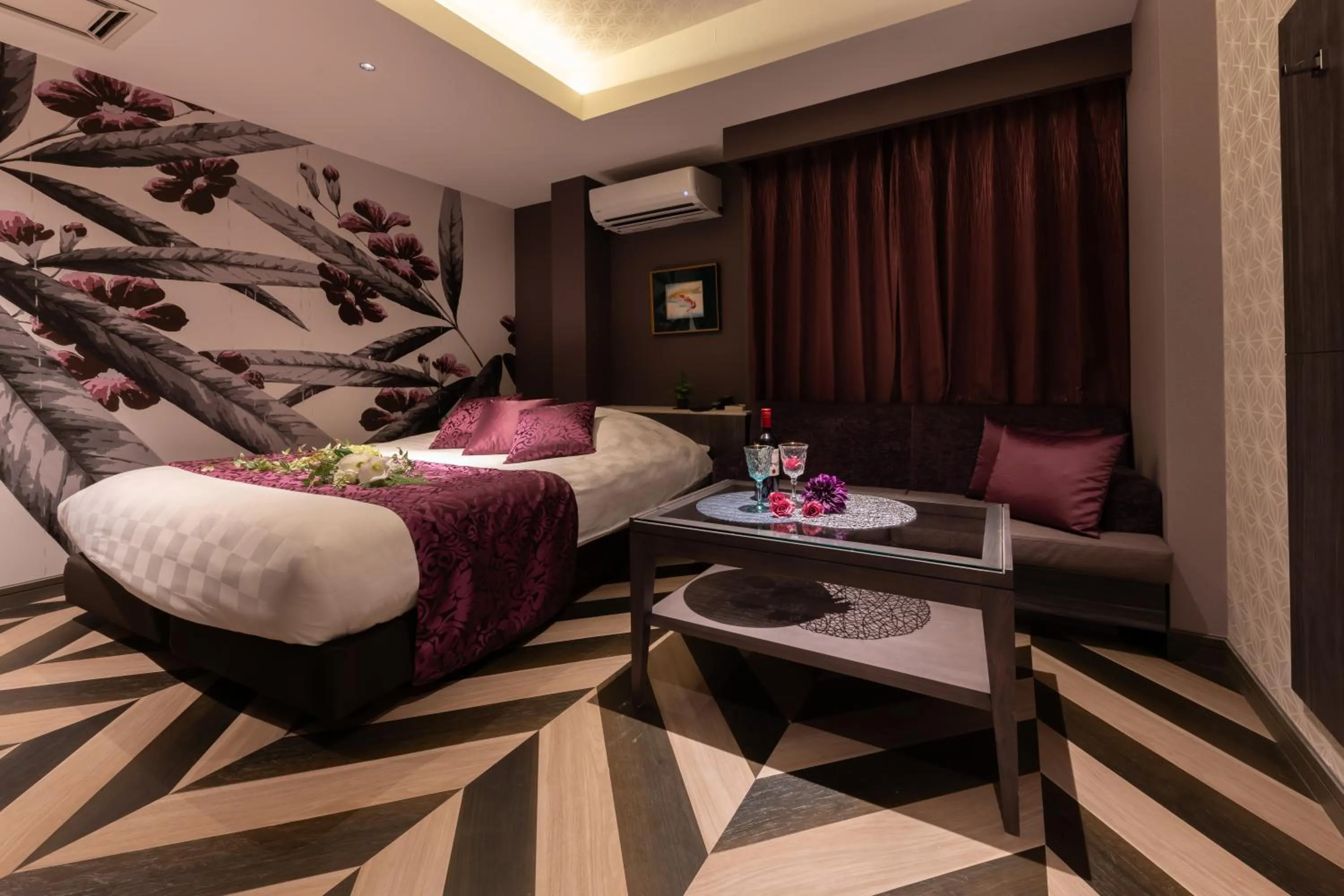 Bed in hotel AYA Adult Only