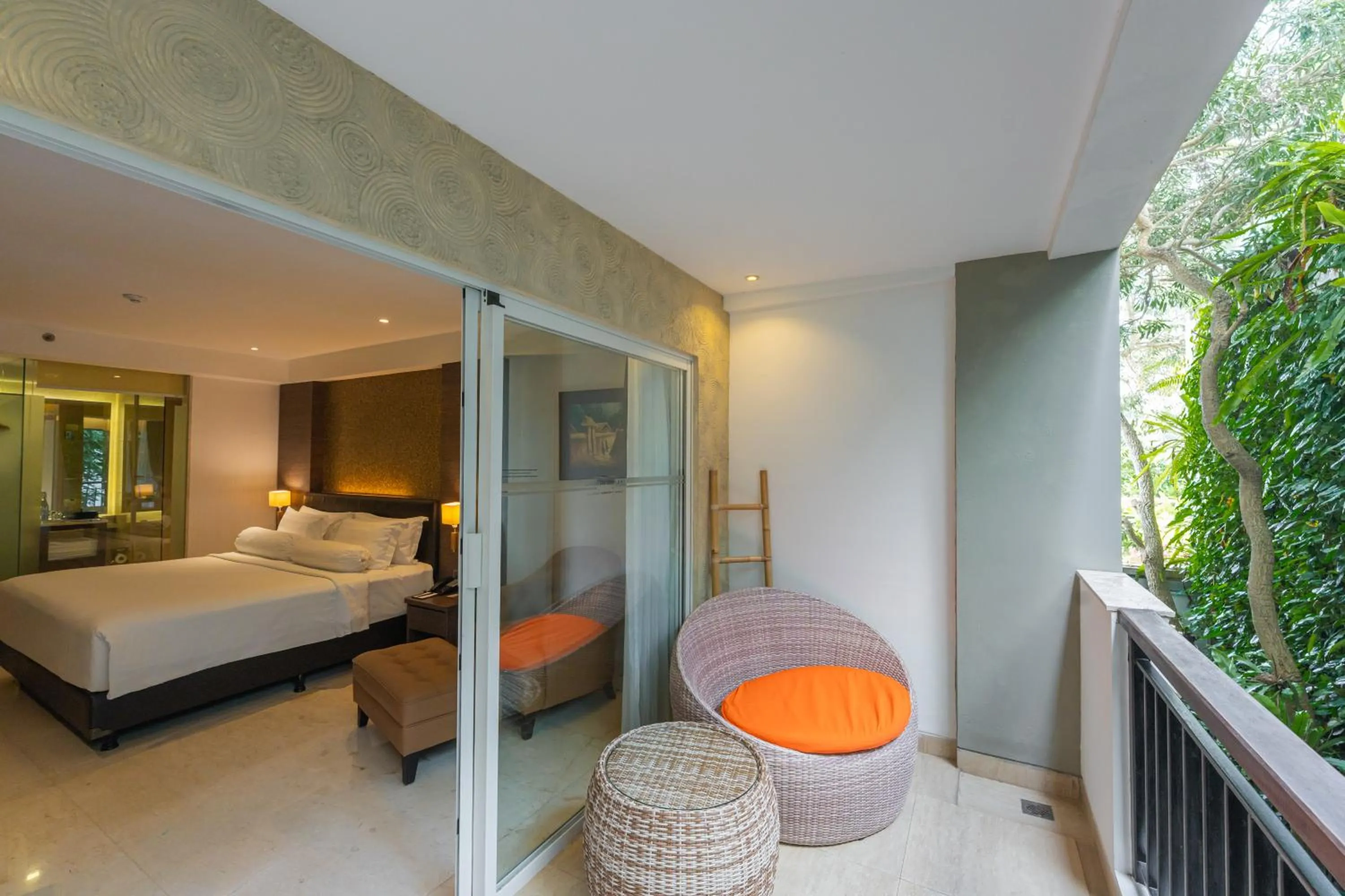 Balcony/Terrace, Bed in Sthala, A Tribute Portfolio Hotel, Ubud Bali