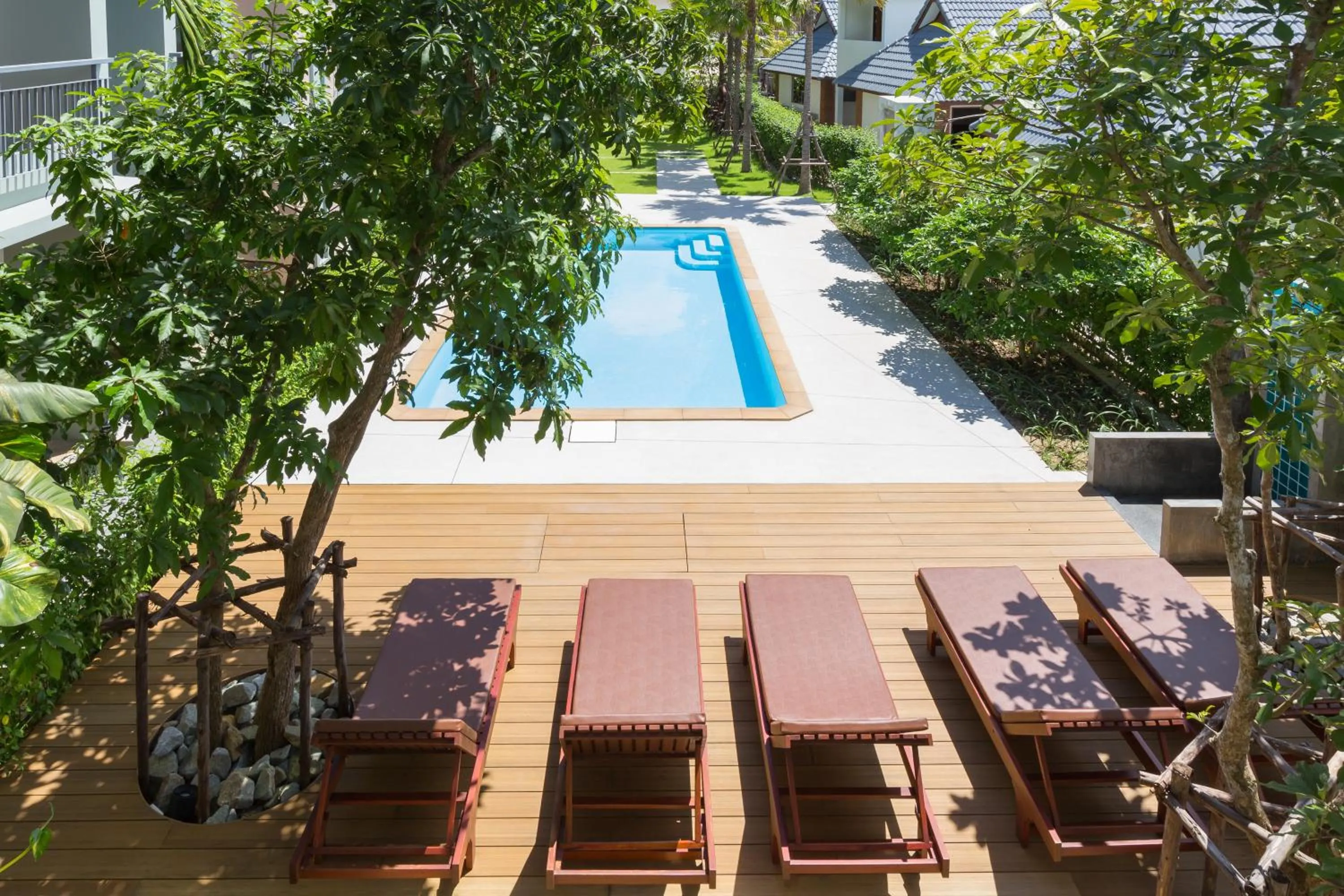 Pool view in Parida Resort