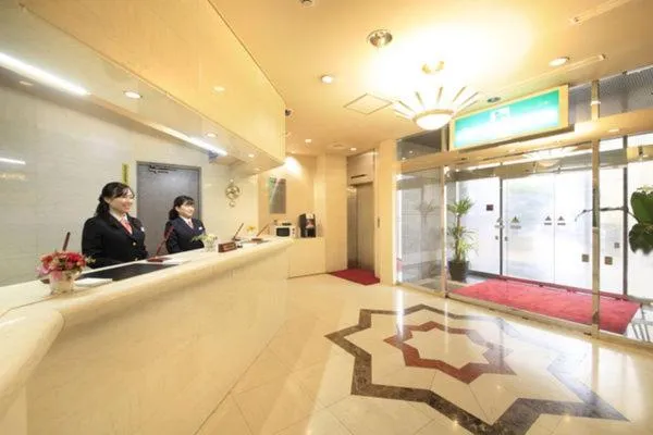 Lobby or reception in Shinmatsudo Station Hotel