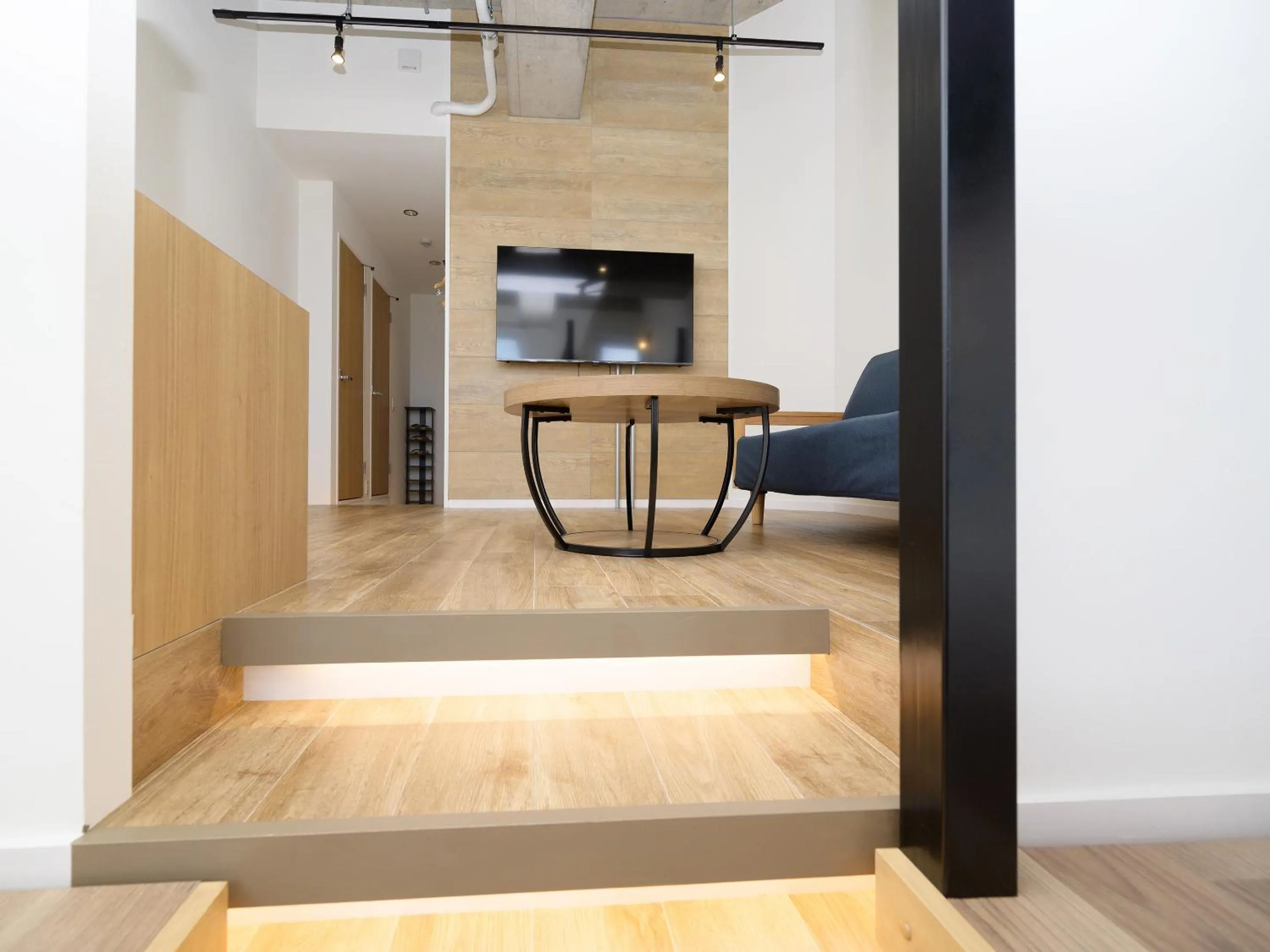 Photo of the whole room in HOTEL THE CUBE Naha Kokusai Street