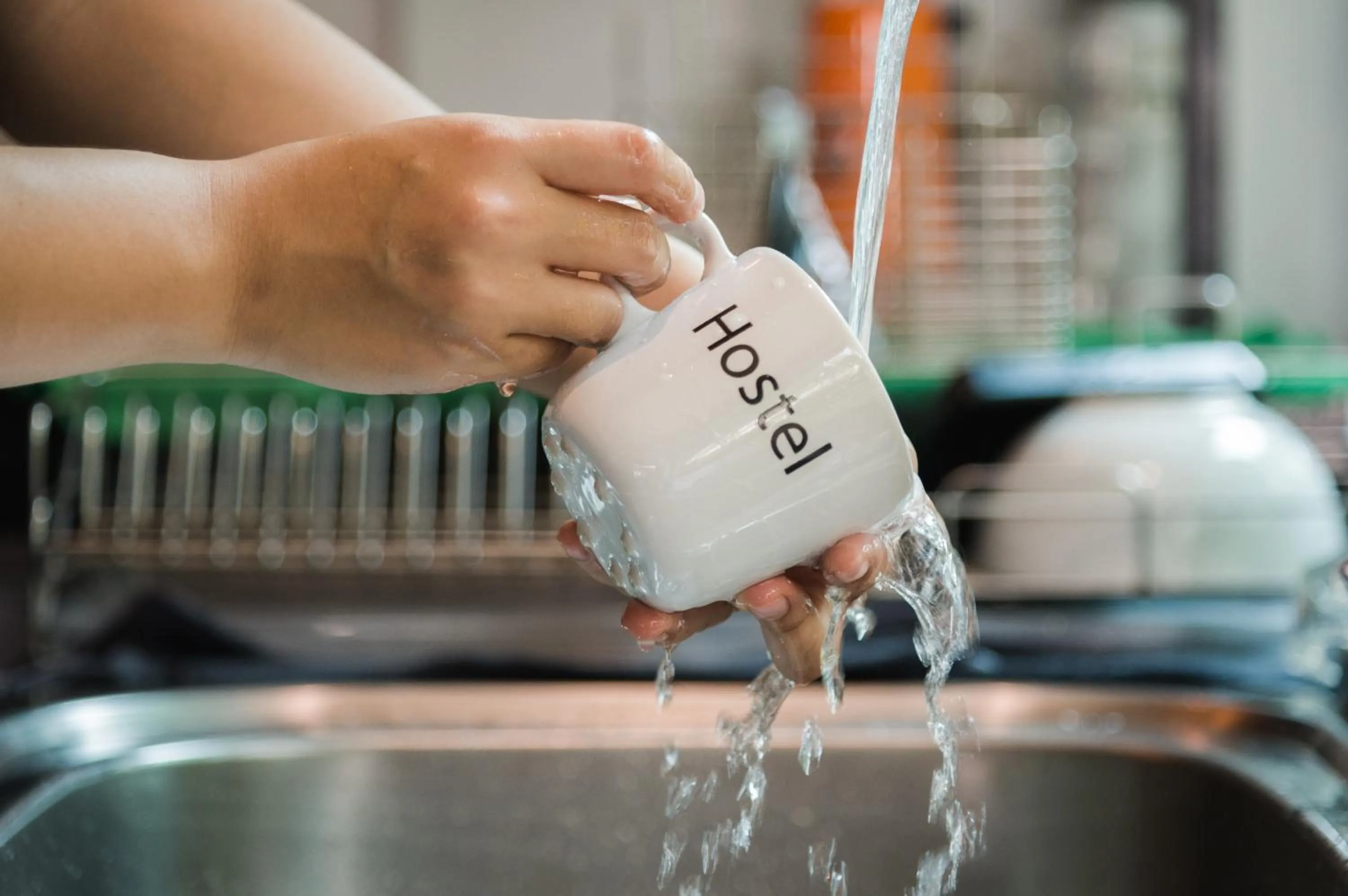 Communal kitchen in The Common Hostel