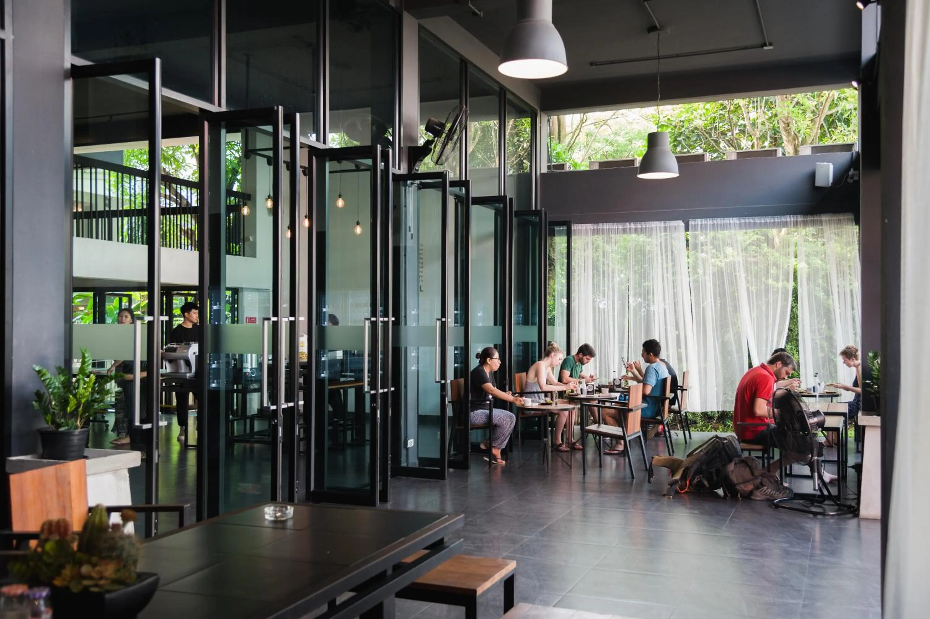 Seating area in The Common Hostel