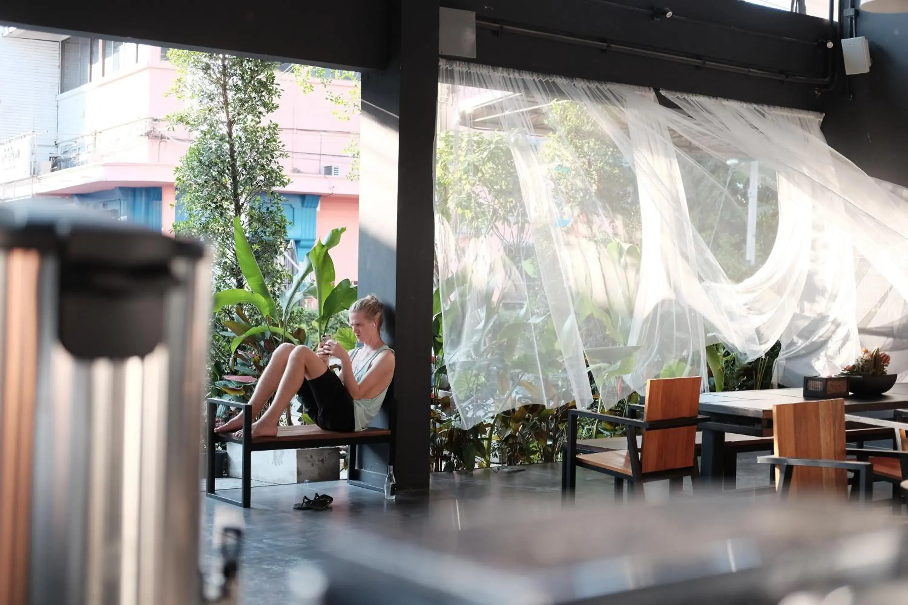 Lobby or reception in The Common Hostel Lobby or reception in The Common Hostel