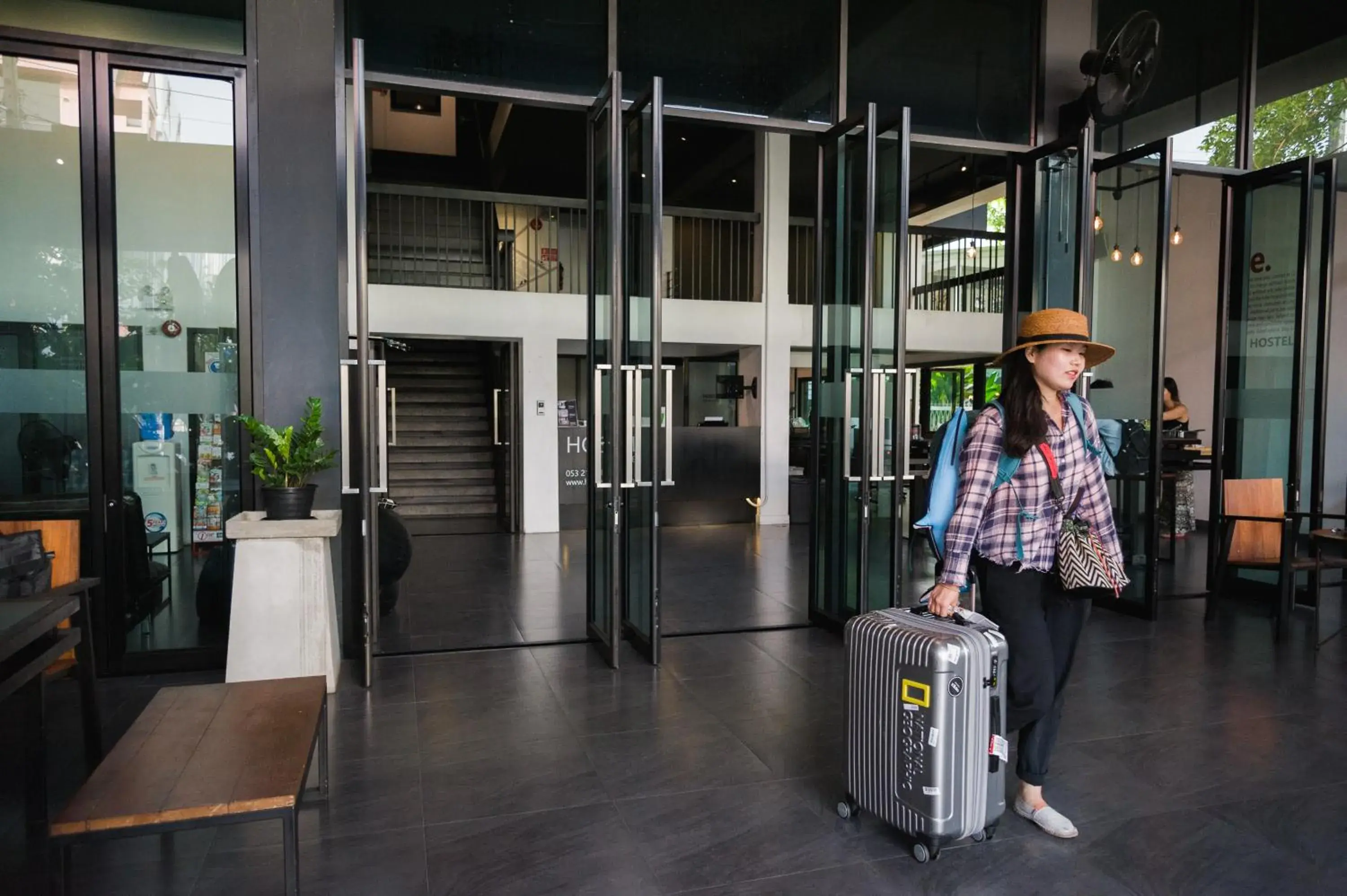 Lobby or reception in The Common Hostel Lobby or reception in The Common Hostel