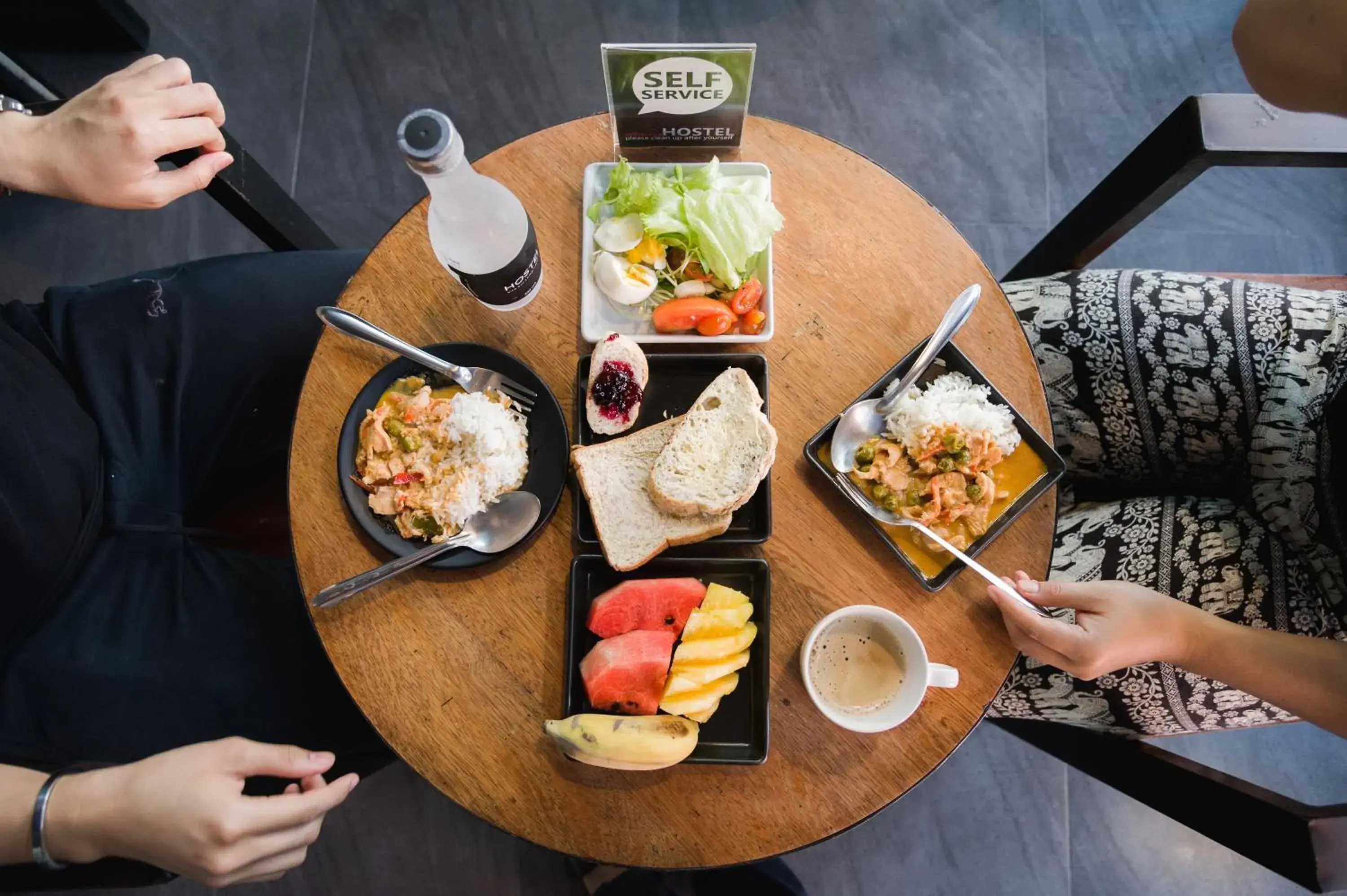 Food close-up in The Common Hostel Food close-up in The Common Hostel