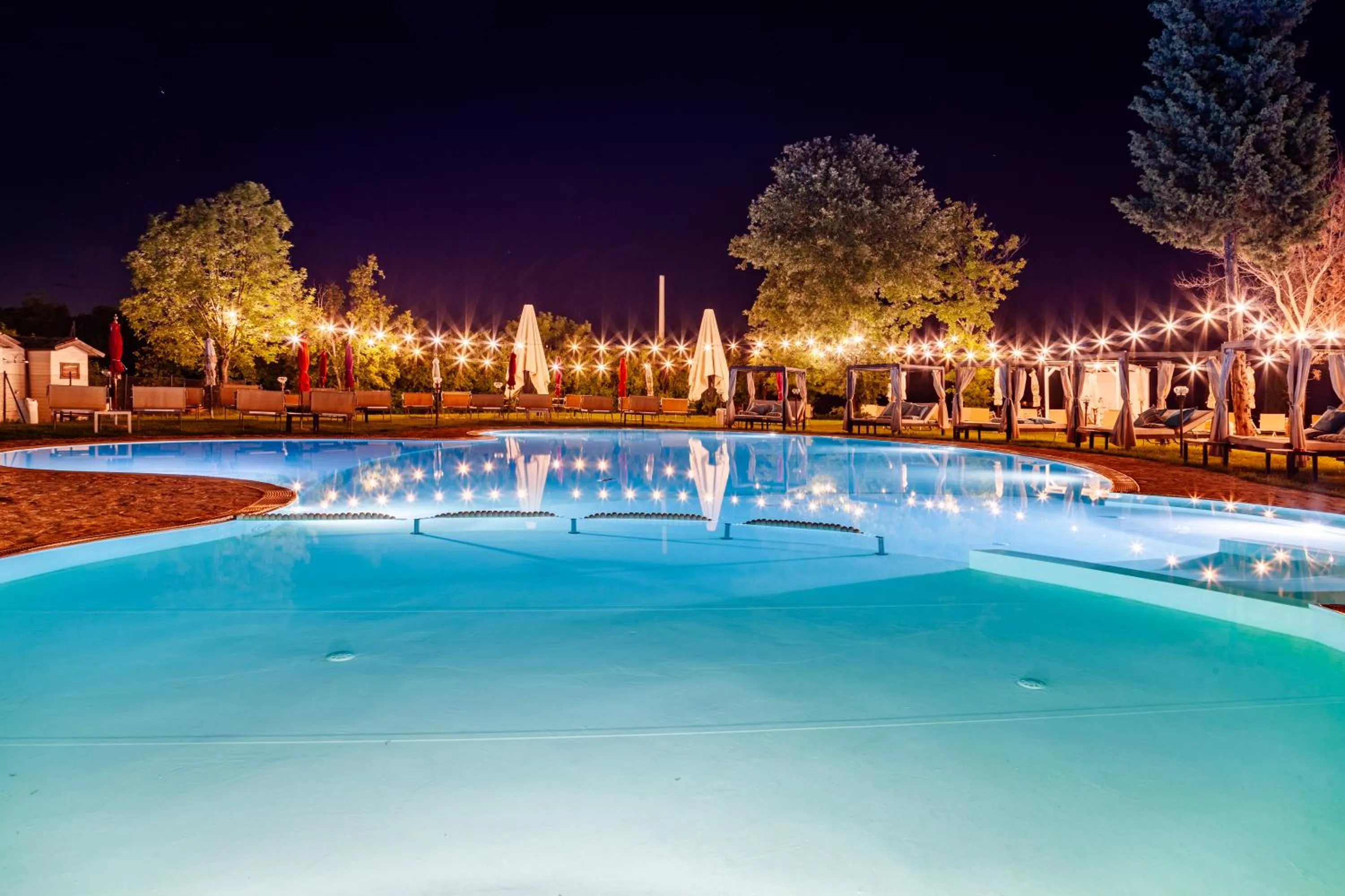 Night in Il Podere Del Germano Reale