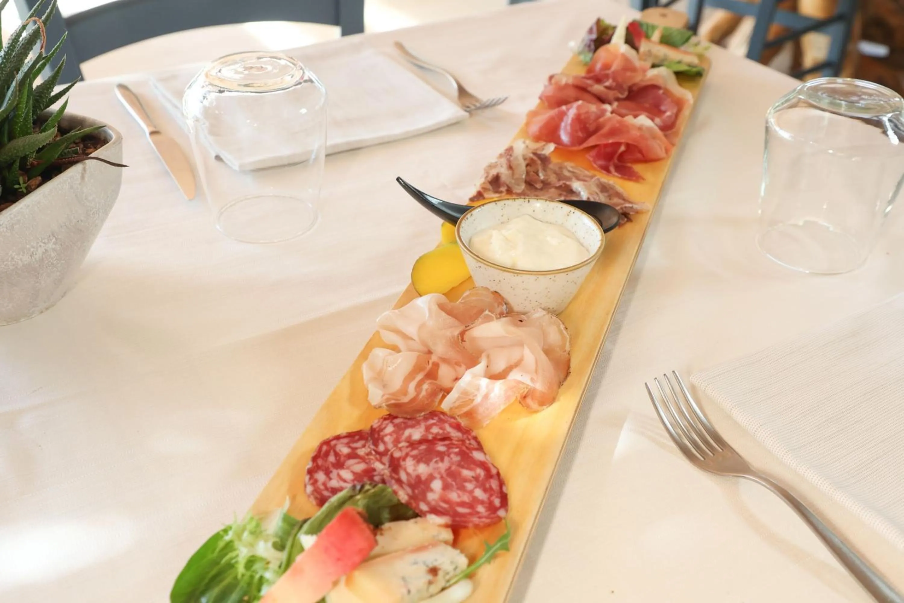 Food close-up in Il Podere Del Germano Reale