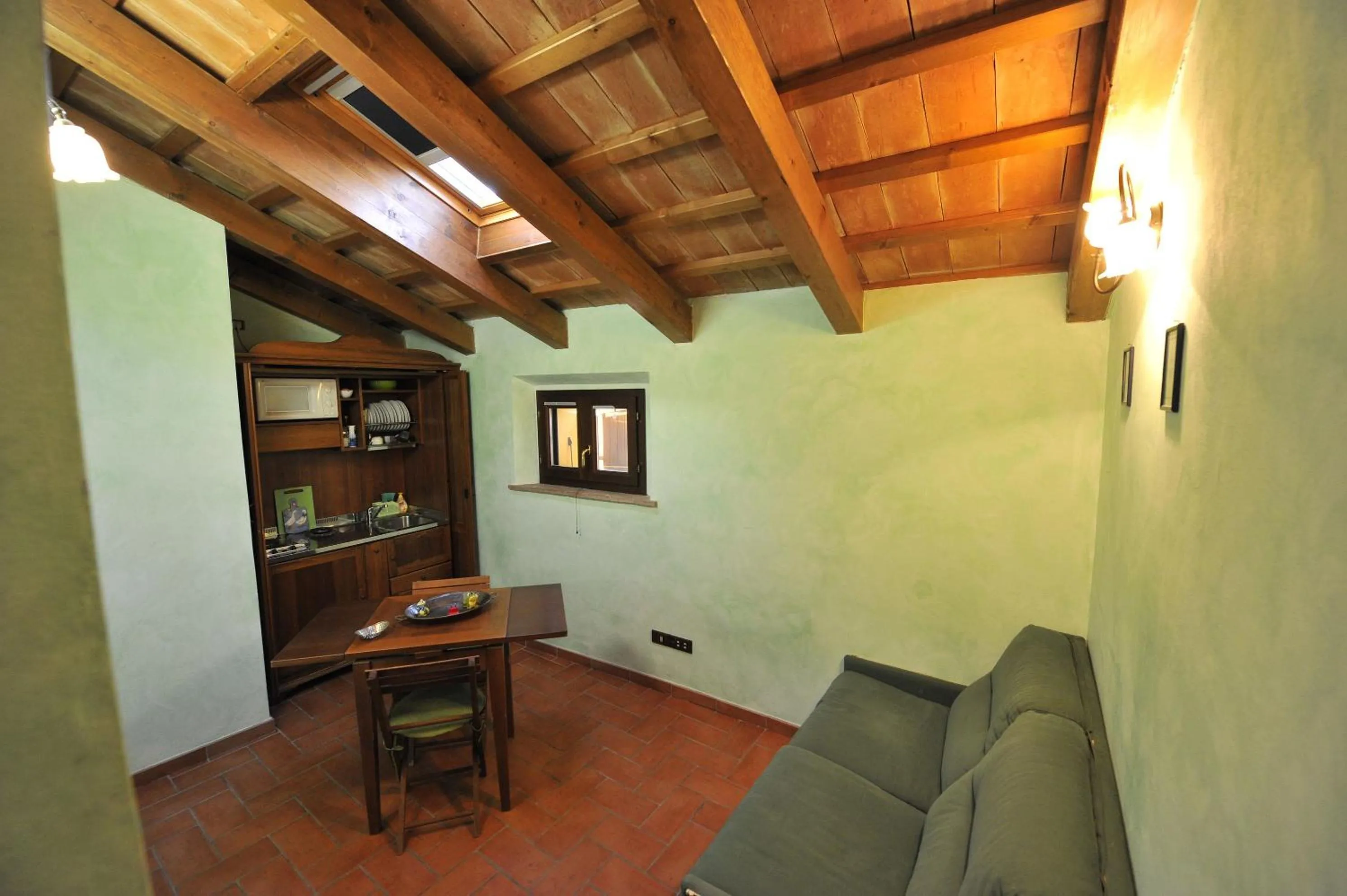 Living room in Il Podere Del Germano Reale