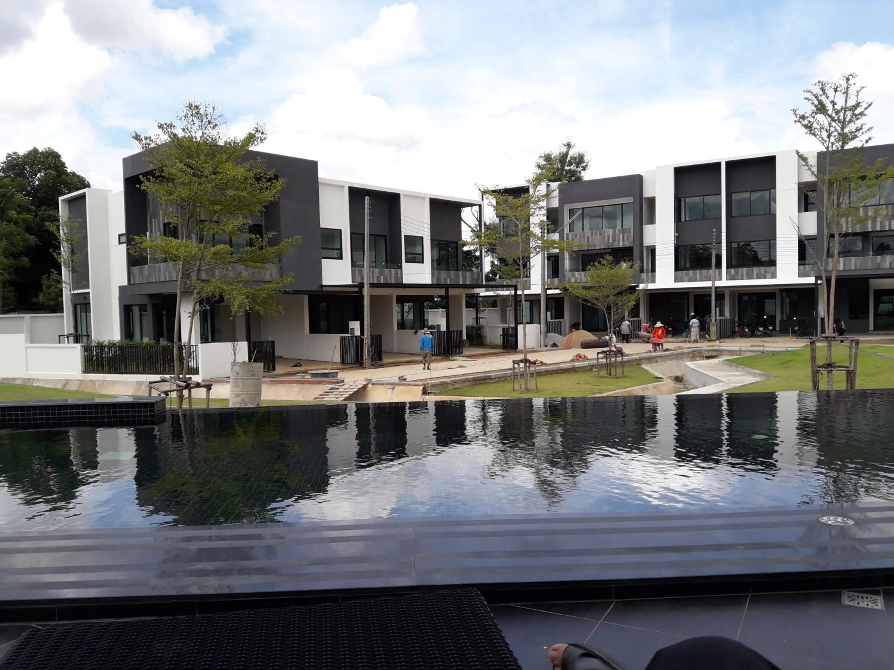 Swimming pool in New Loft Modern Home