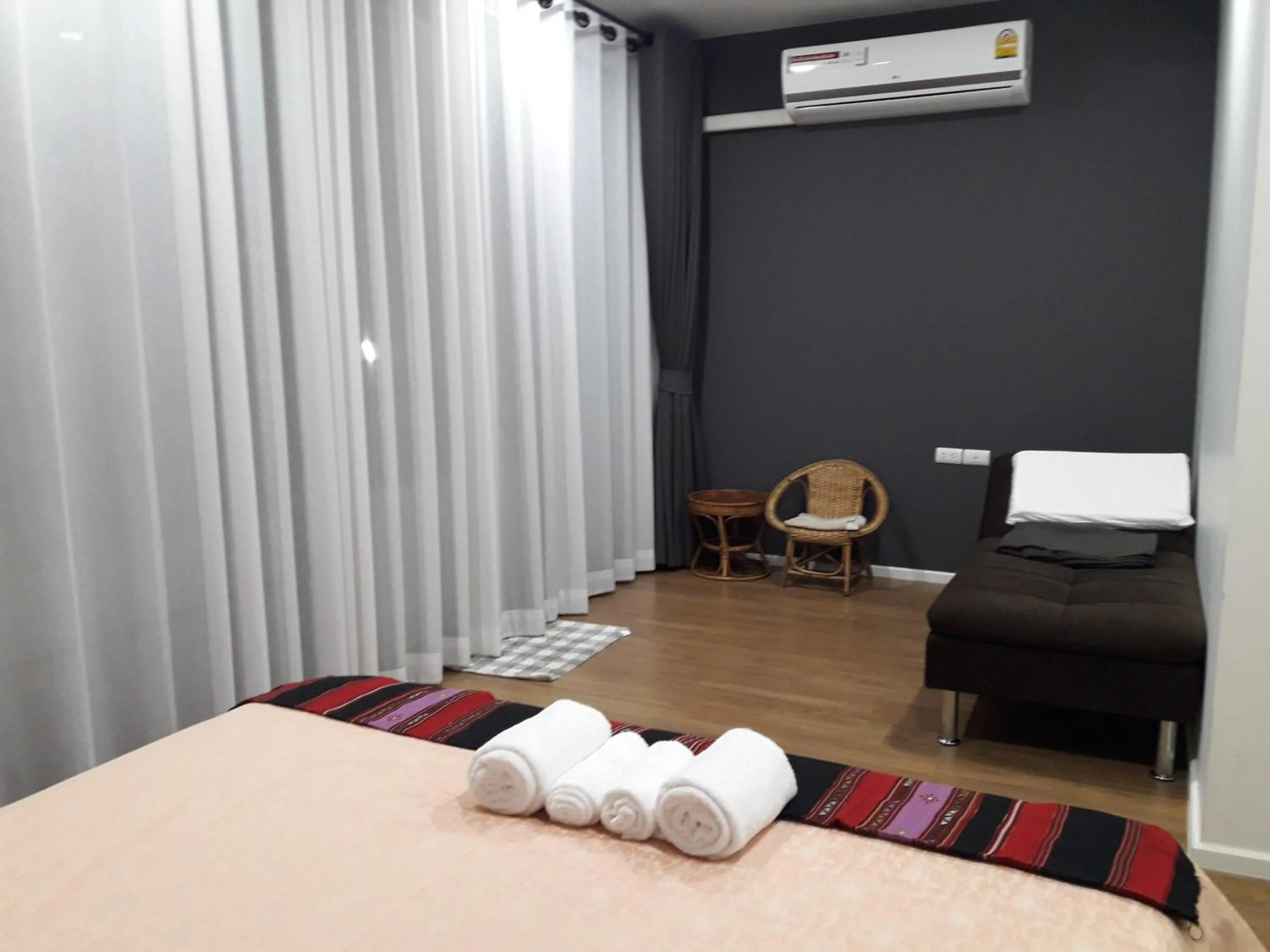 Photo of the whole room, Bed in New Loft Modern Home