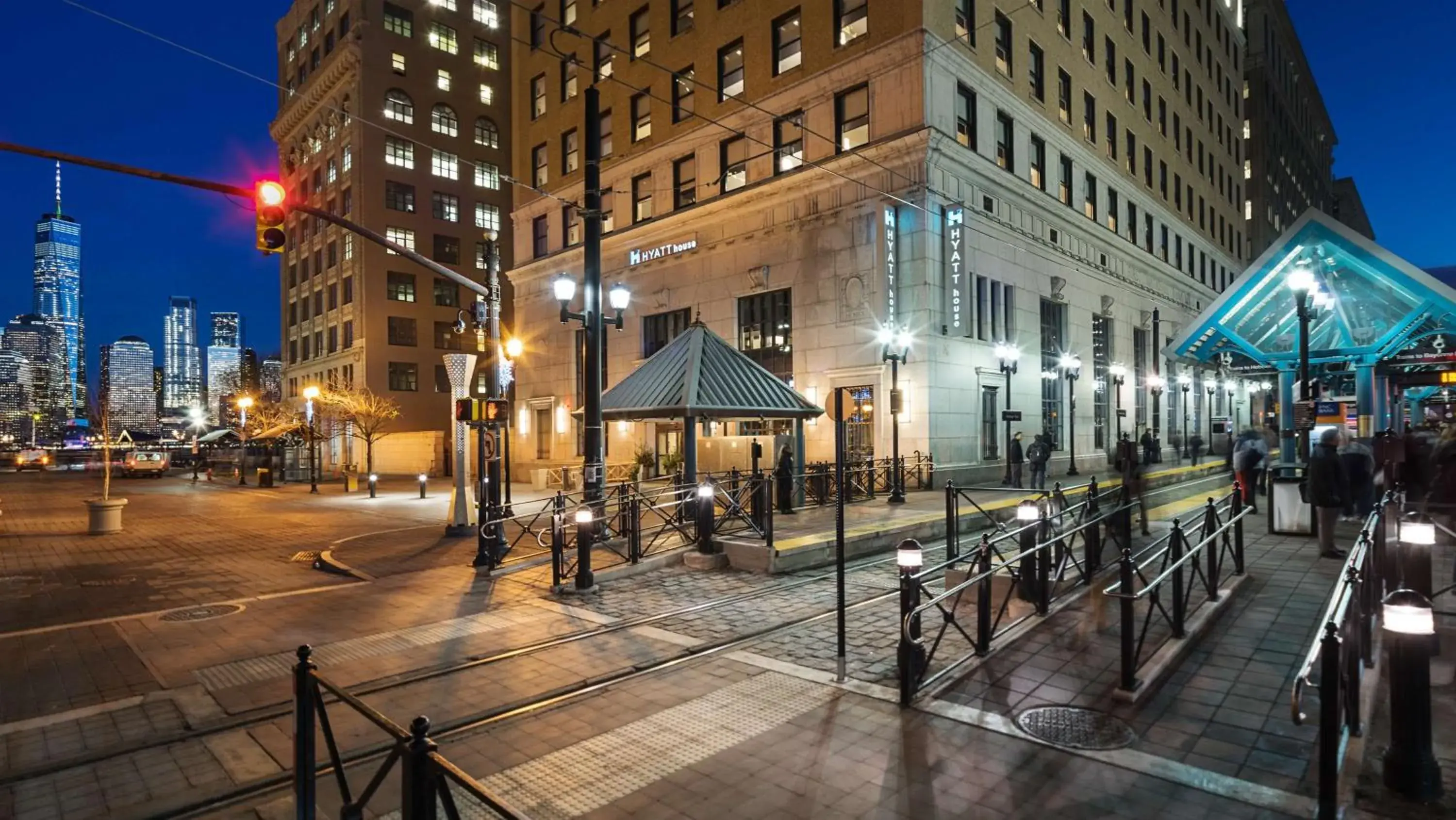 Property building in Hyatt House Jersey City Property building in Hyatt House Jersey City