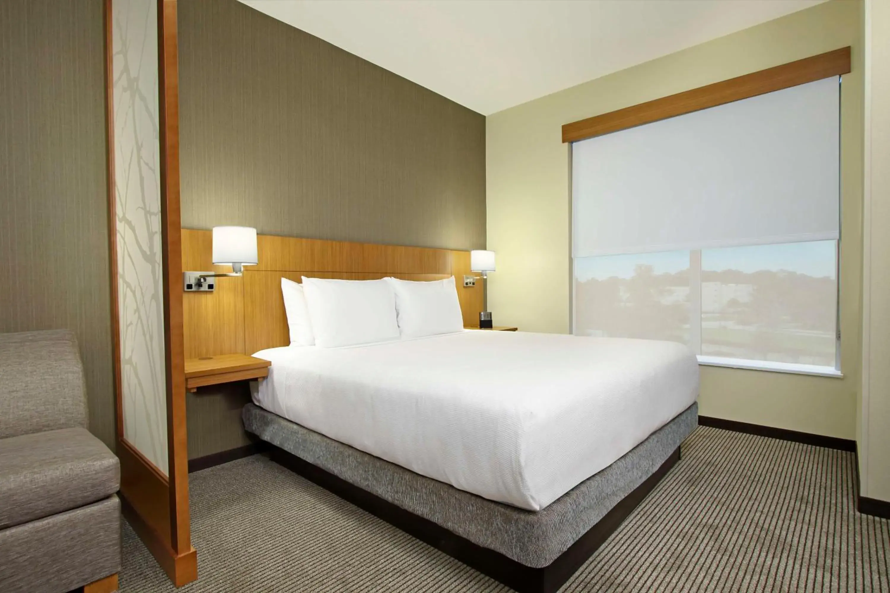 Bedroom, Bed in Hyatt Place Houston NW Vintage Park Bedroom, Bed in Hyatt Place Houston NW Vintage Park