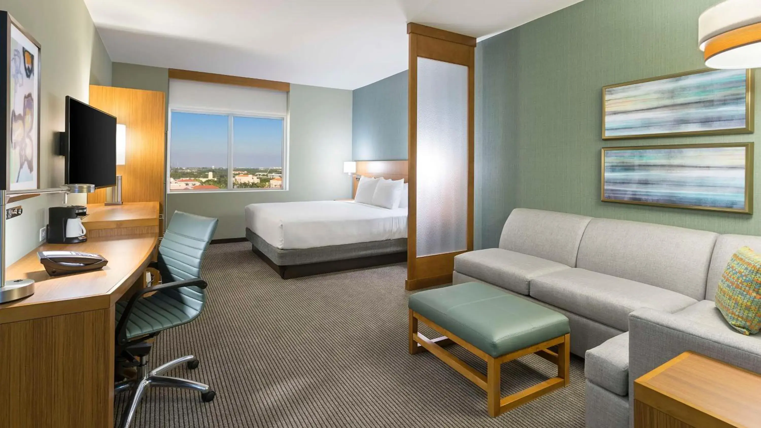 Bedroom, Bed in Hyatt Place Boca Raton Bedroom, Bed in Hyatt Place Boca Raton